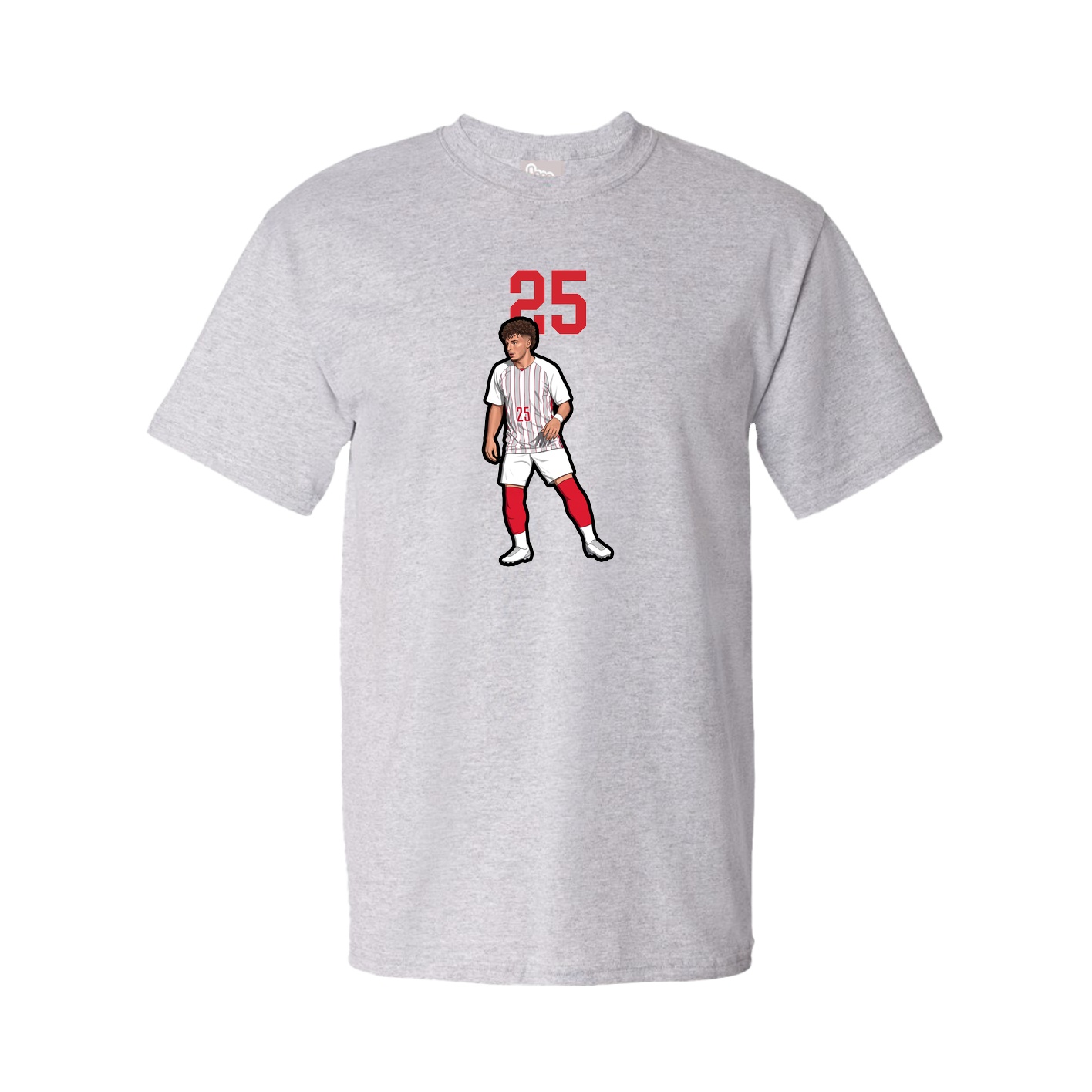 Tee — Number Top in Grey