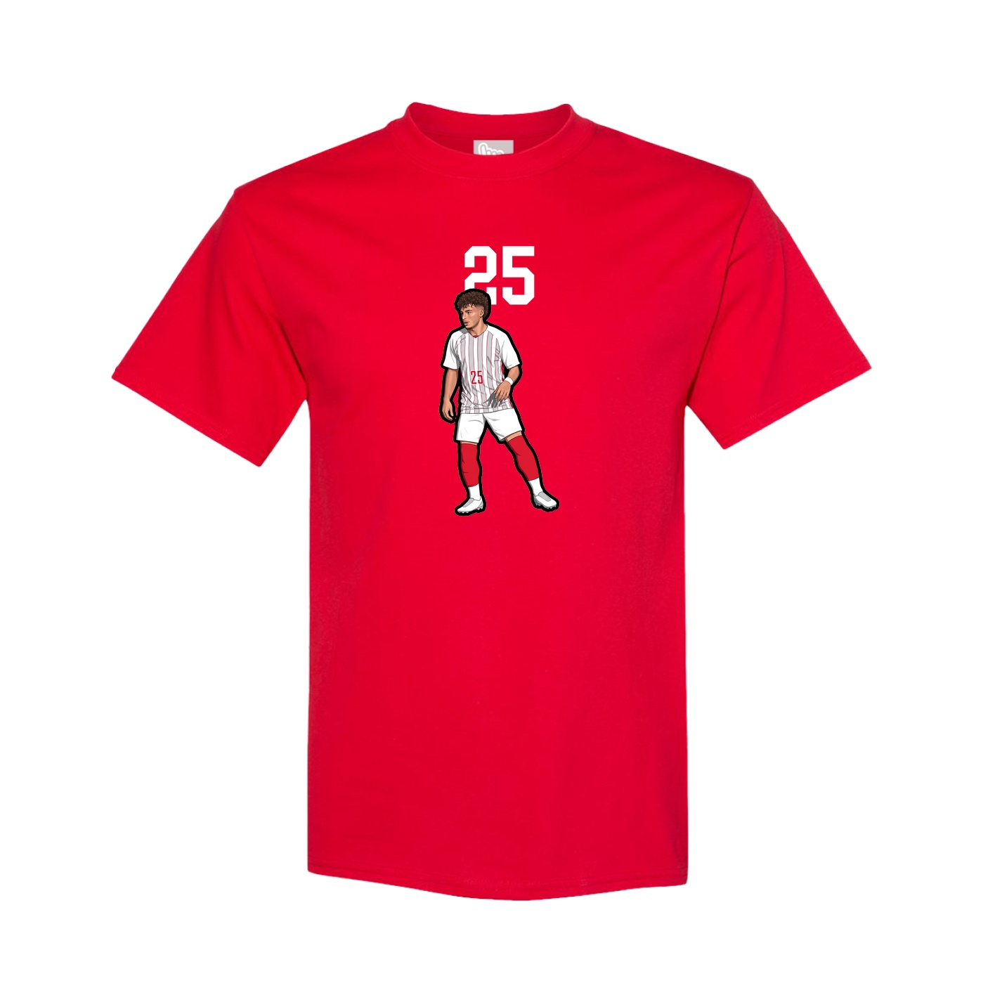Tee — Number Top in Red