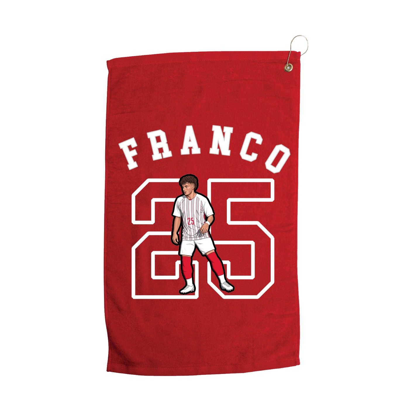 Golf Towel — Shirsey Arch in Red