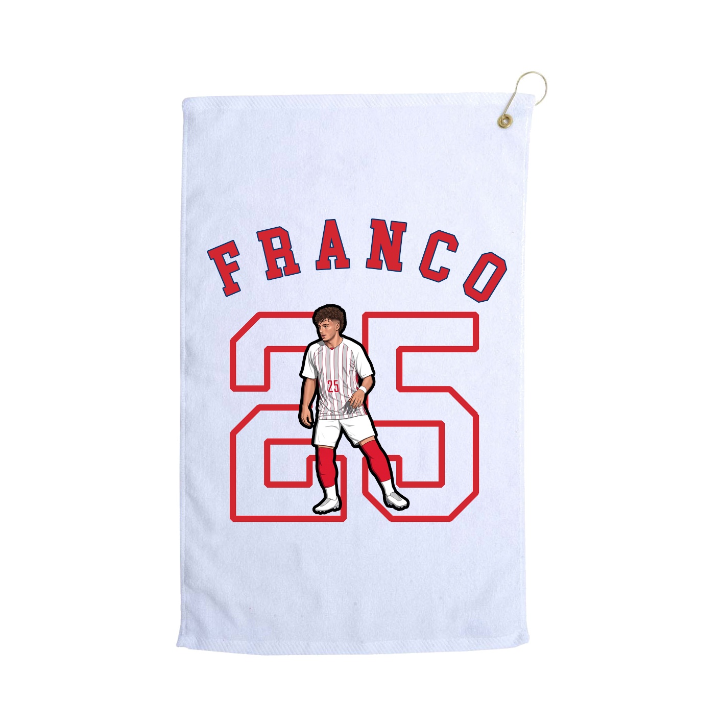 Golf Towel — Shirsey Arch in White