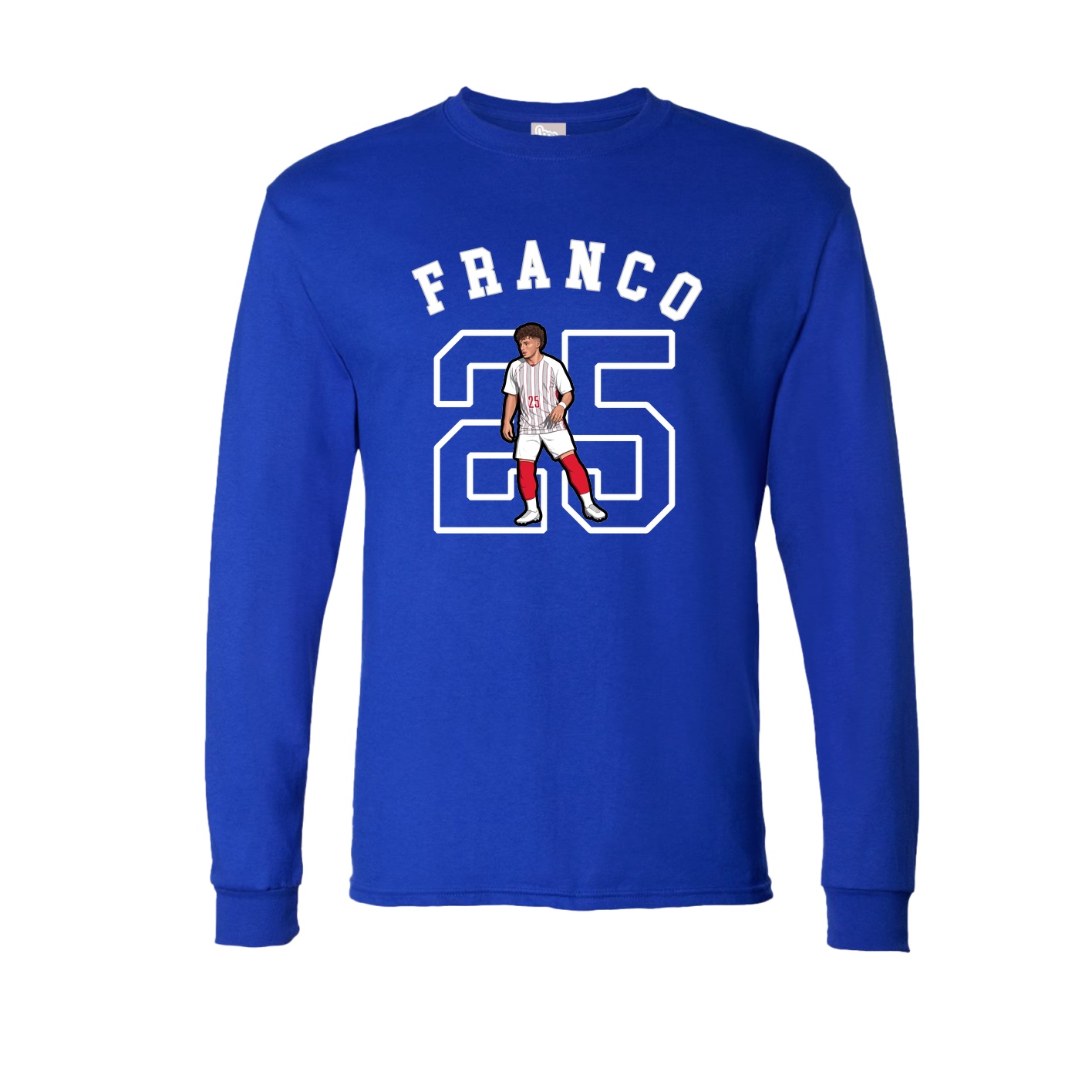 Long Sleeve Tee — Shirsey Arch in Royal