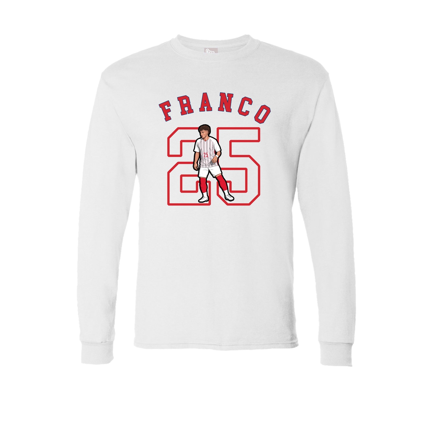 Long Sleeve Tee — Shirsey Arch in White