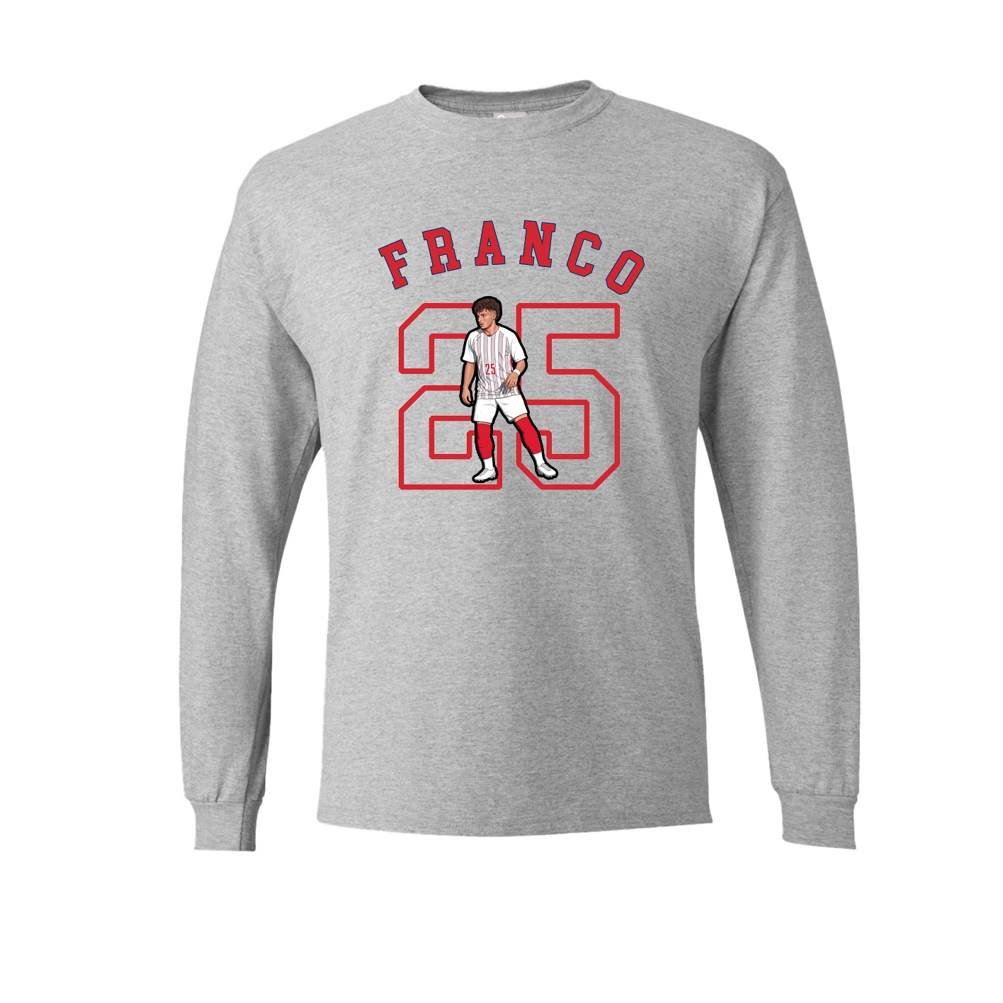 Long Sleeve Tee — Shirsey Arch in Grey