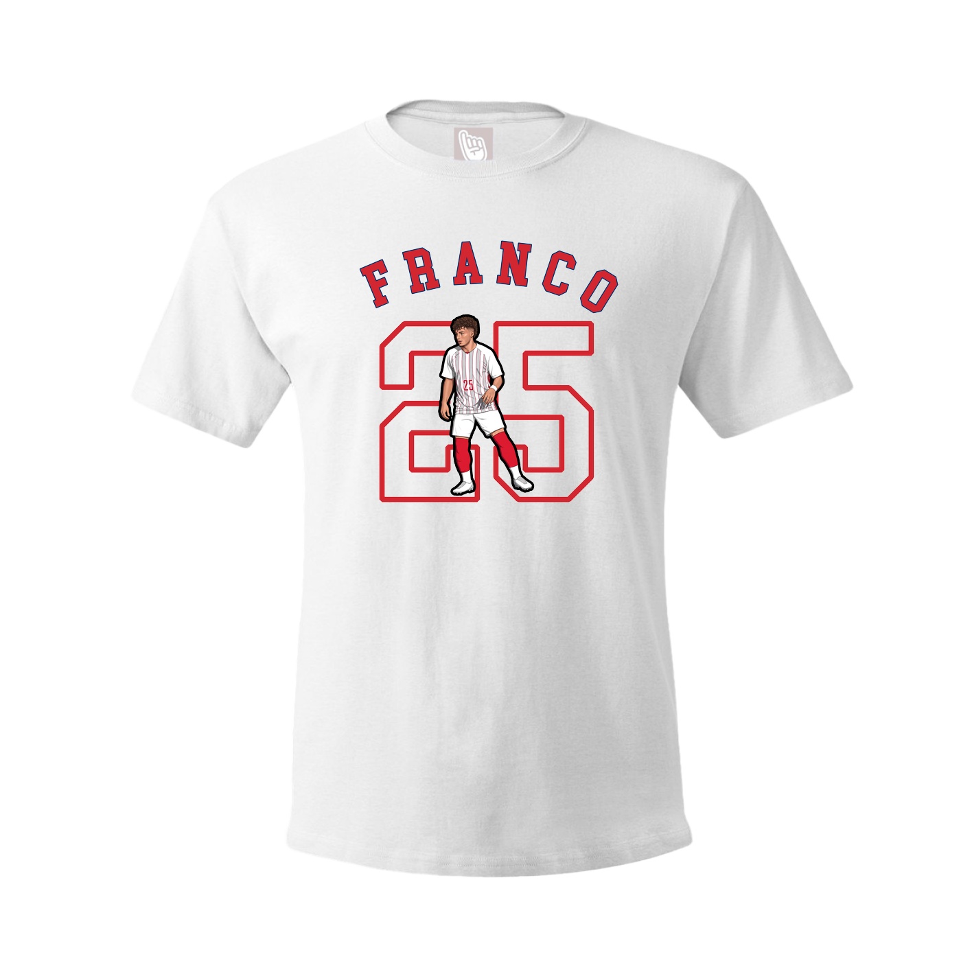Youth Tee — Shirsey Arch in White