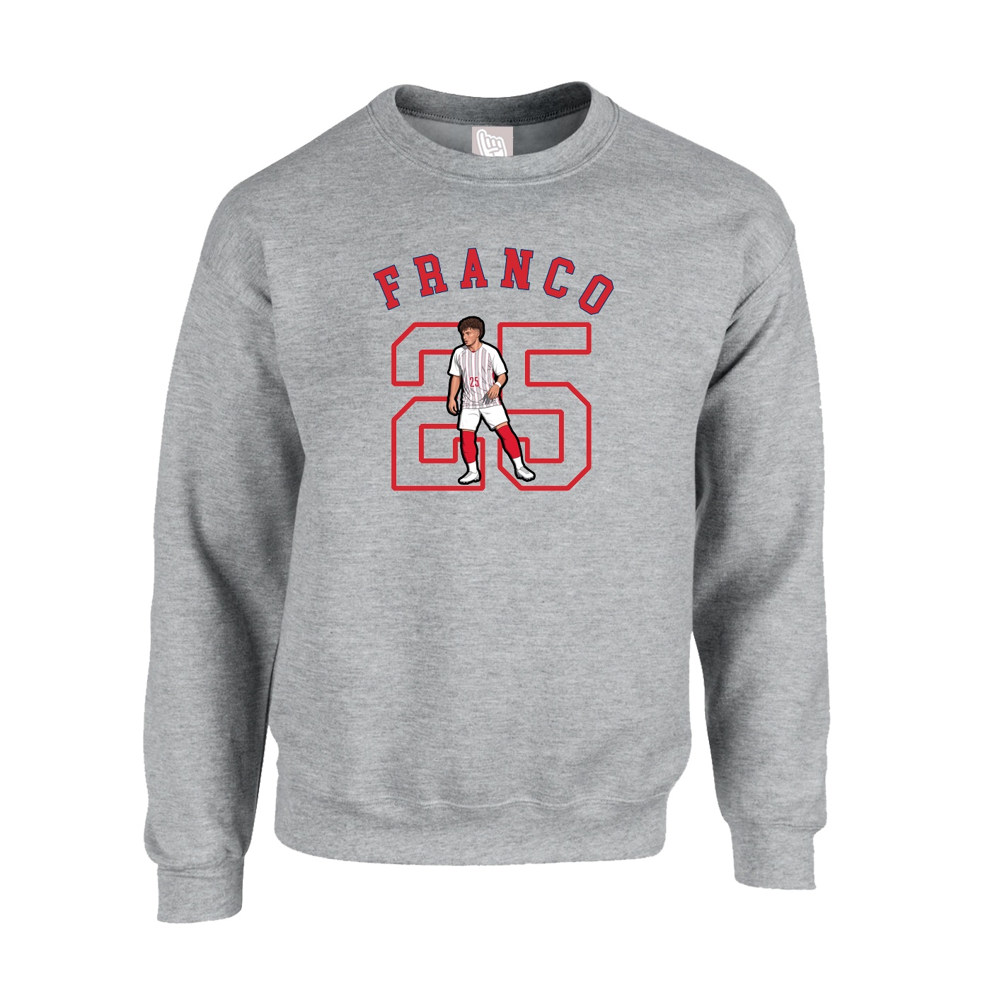 Fleece Crew — Shirsey Arch in Grey