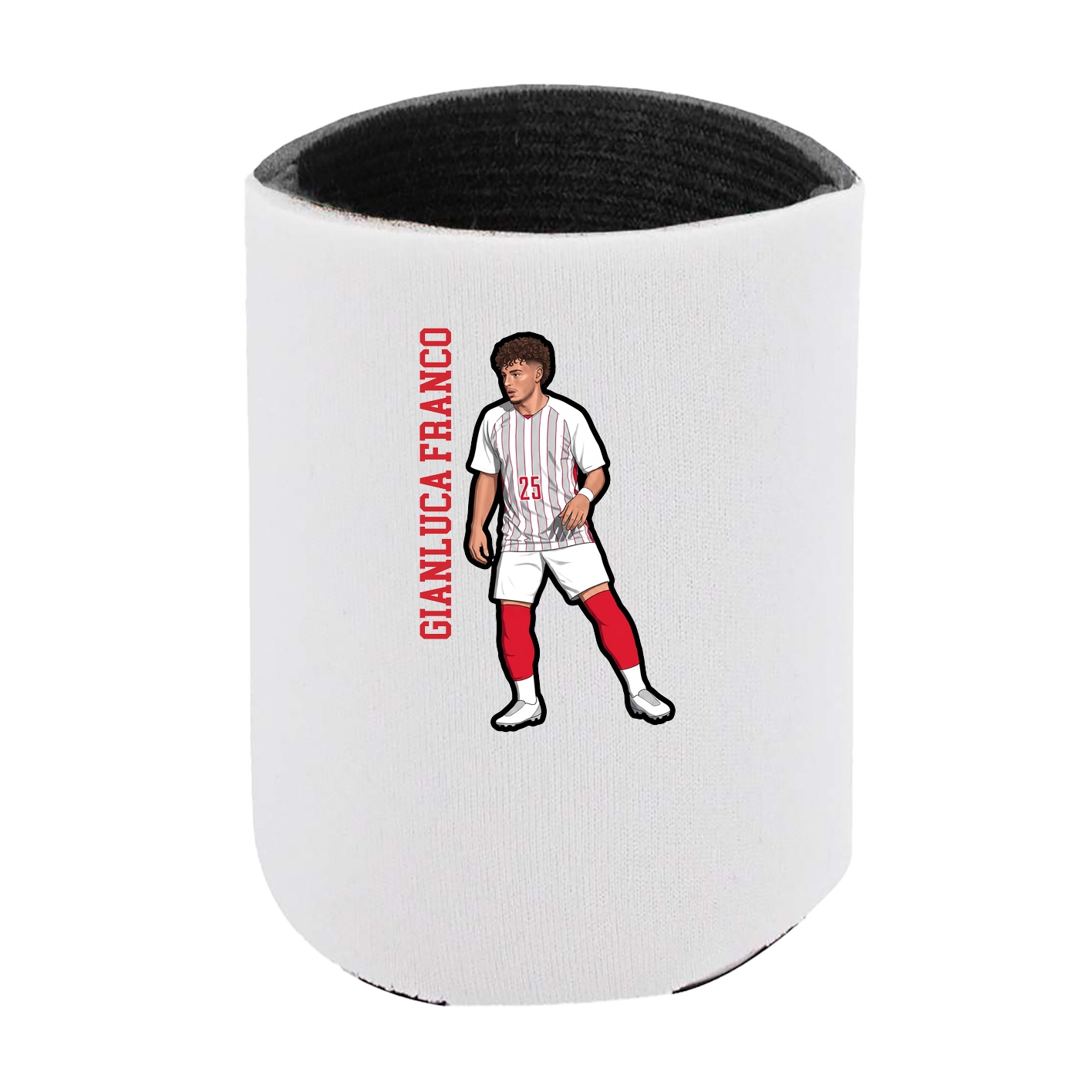 Can Holder — Name Vertical in White
