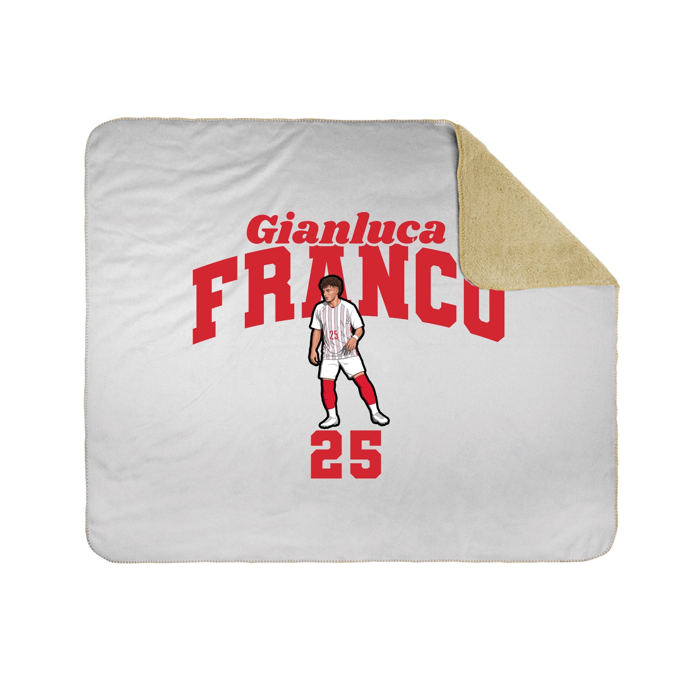 Throw Blanket — Signature Arch in White