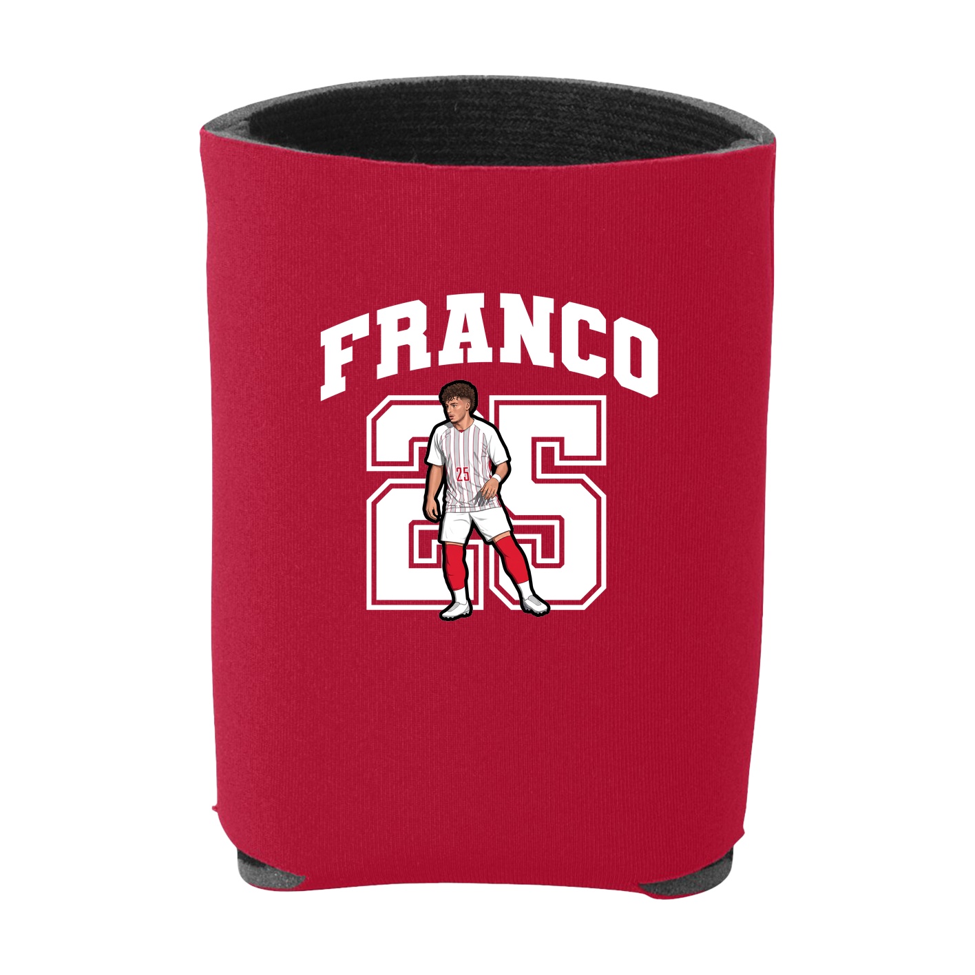 Can Holder — Number in Red