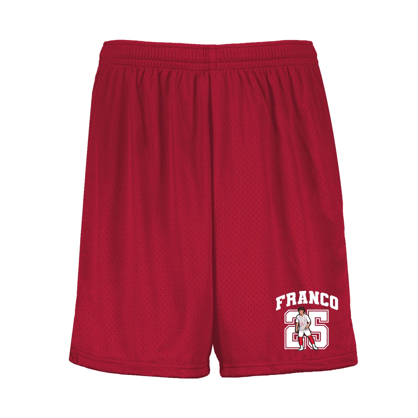 Shorts — Number in Red