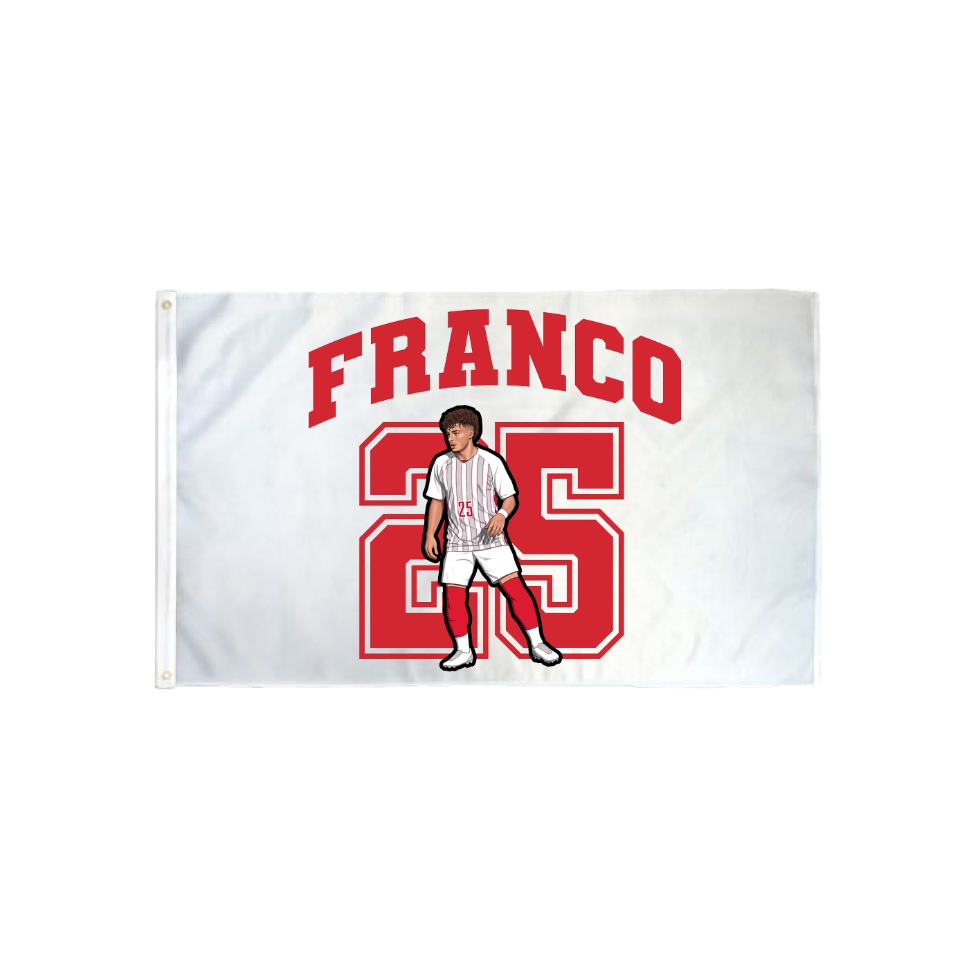 3x5 Flag — Number in Classic
