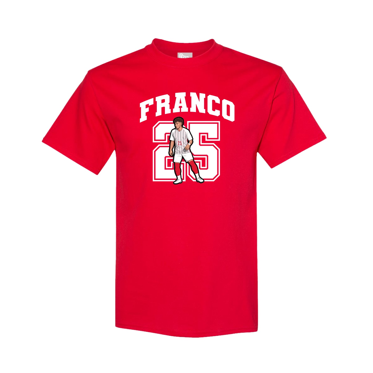 Youth Tee — Number in Red