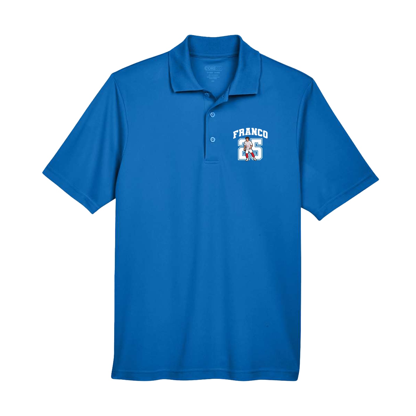 Performance Polo — Number in Royal