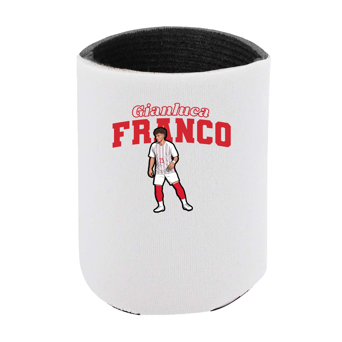 Can Holder — Name Arch in White