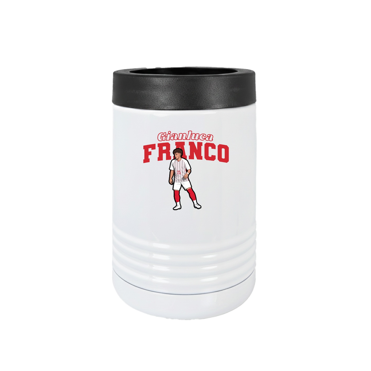 Beverage Holder — Name Arch in White
