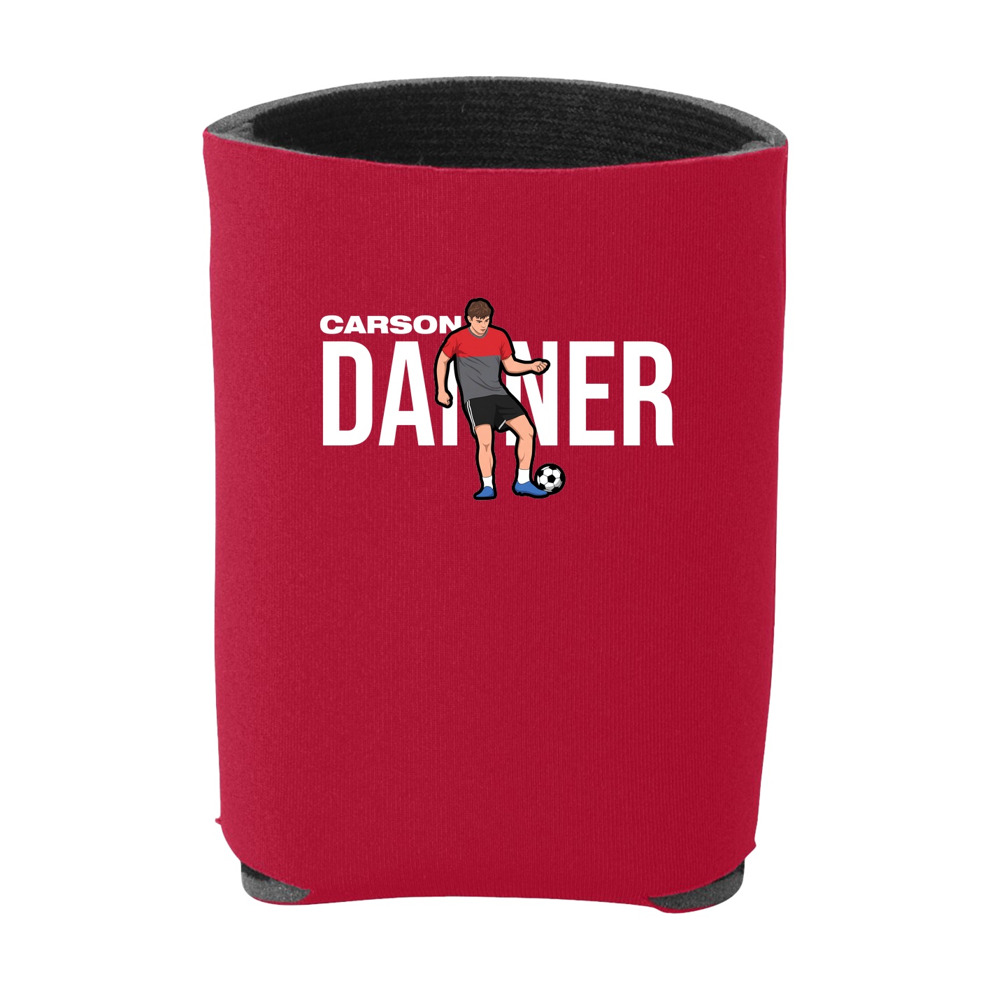 Can Holder — Player Name in Red
