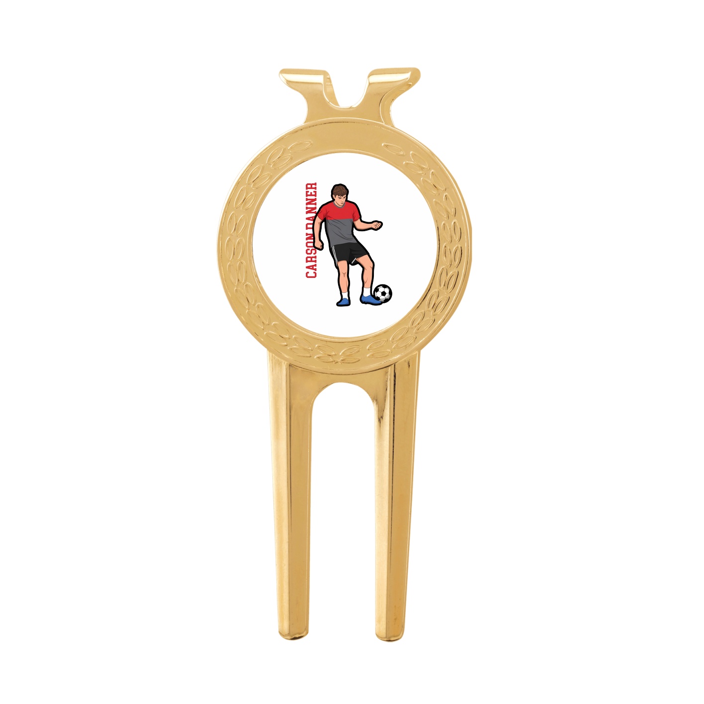Divot Tool with Ball Marker — Name Vertical in Classic