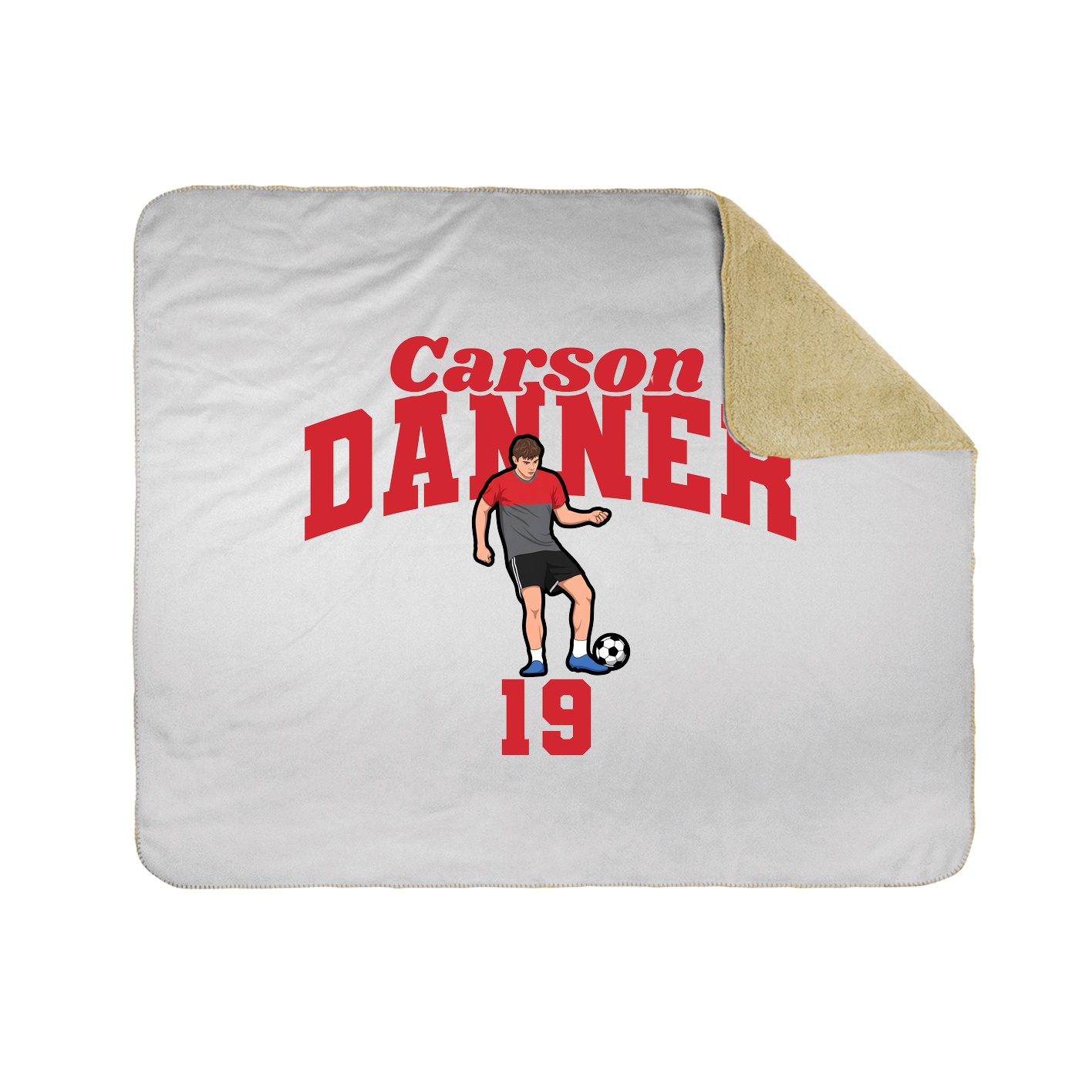 Throw Blanket — Signature Arch in White