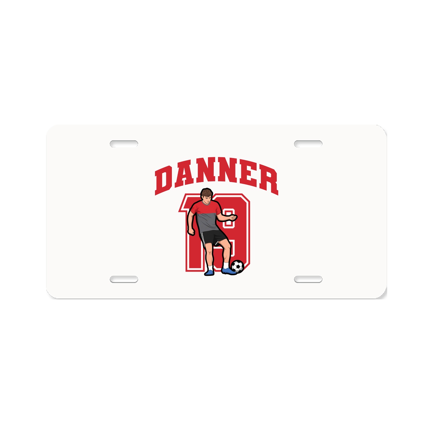 License Plate — Number in Classic
