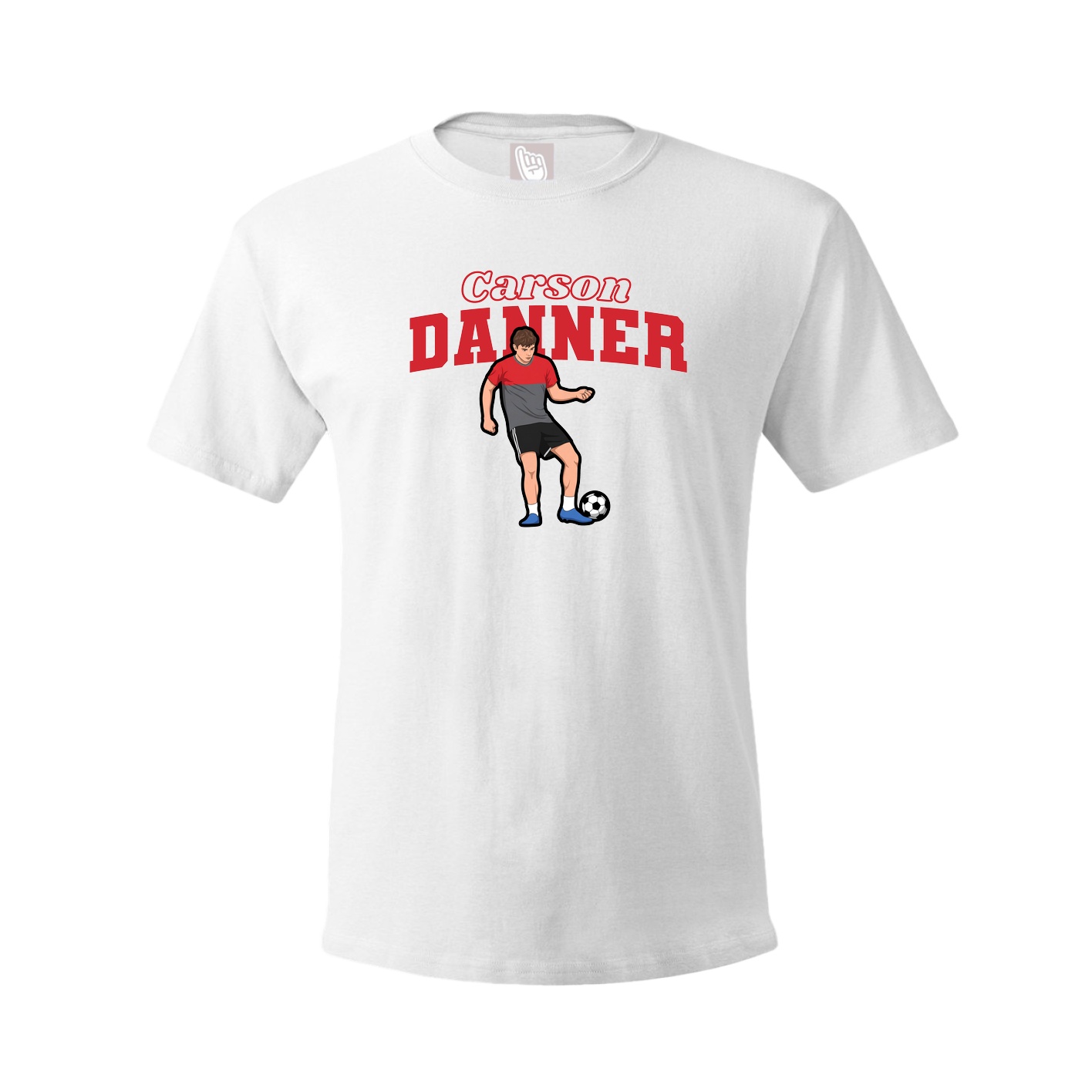 Tee — Name Arch in White