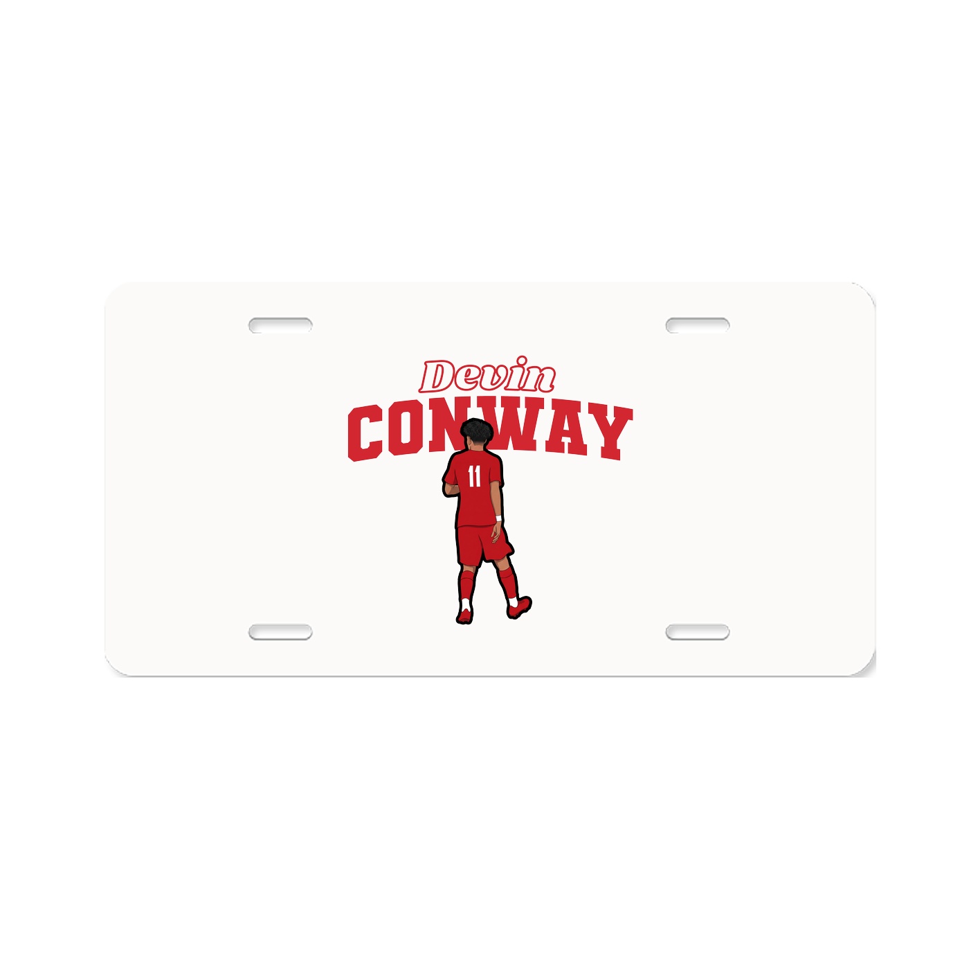 License Plate — Name Arch in Classic
