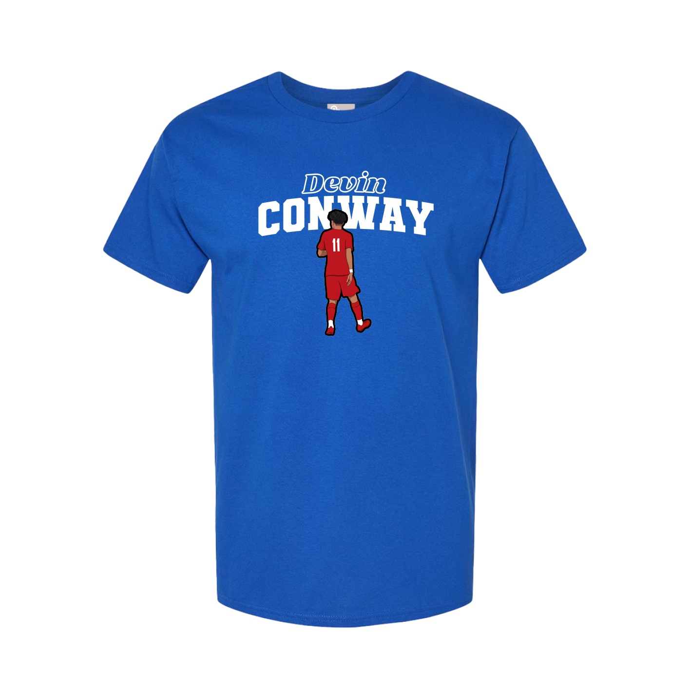 Youth Tee — Name Arch in Royal