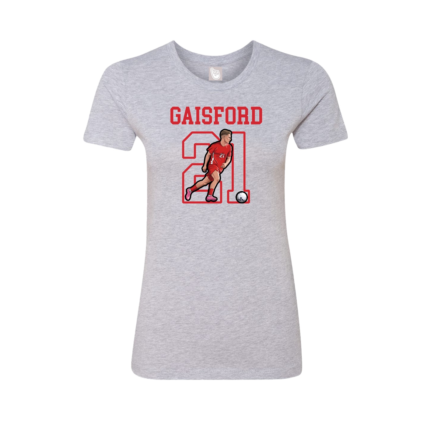 Fitted Women's Tee — Shirsey in Grey