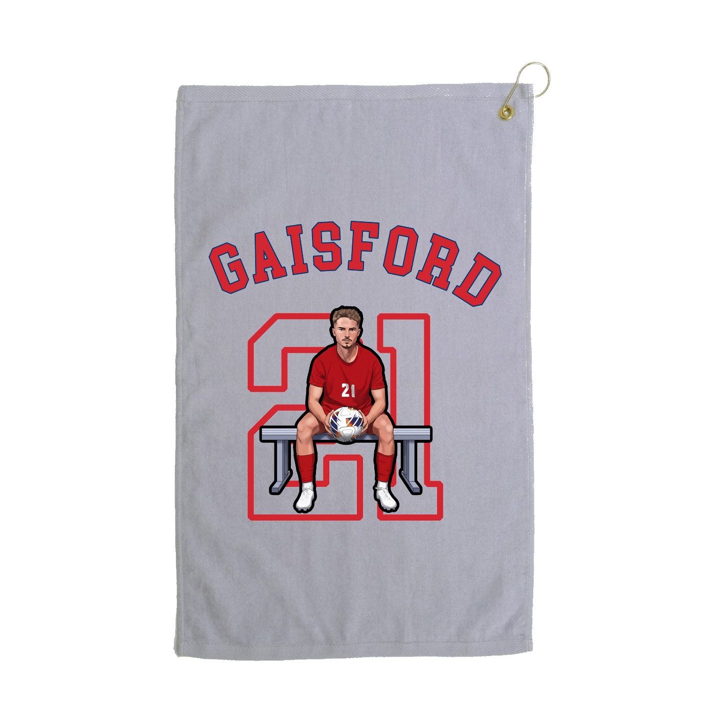 Golf Towel — Shirsey Arch in Grey