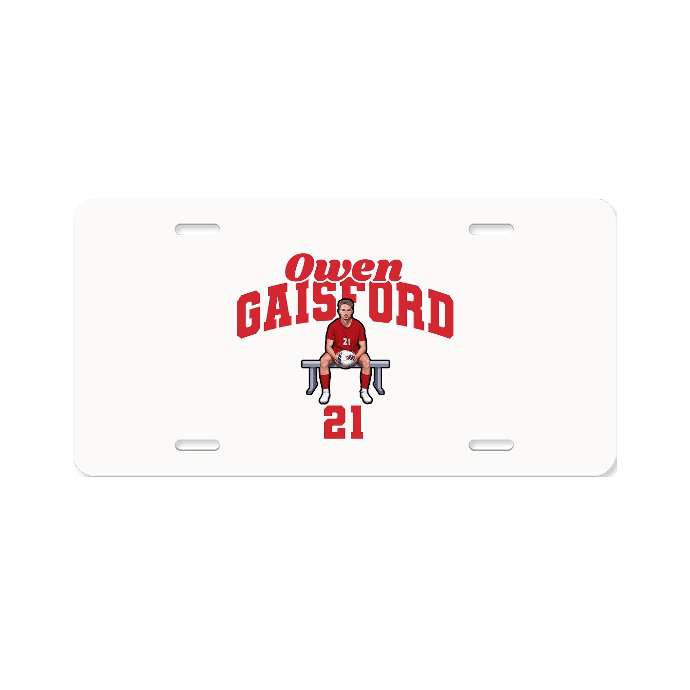 License Plate — Signature Arch in Classic