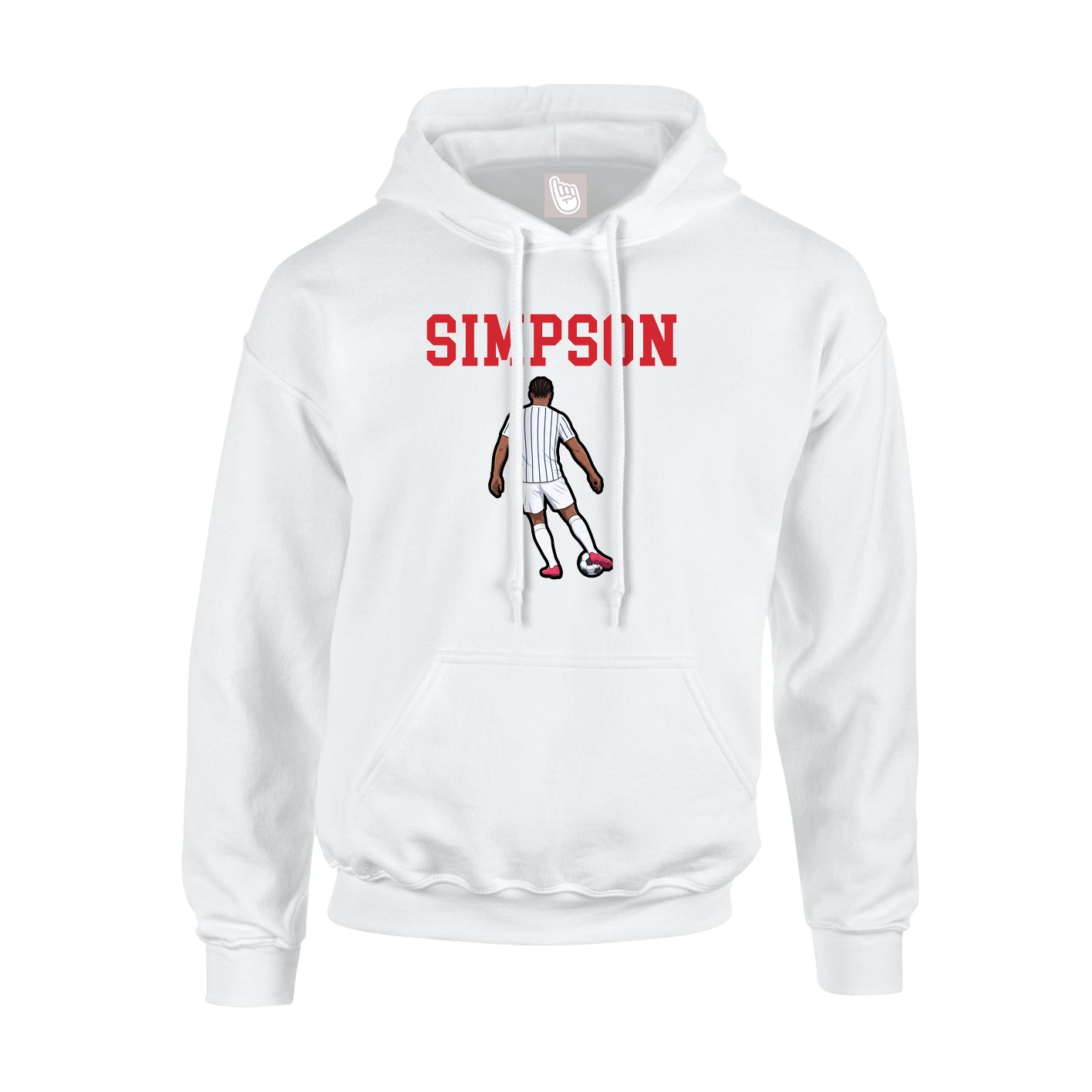 Hoodie — Shirsey in White