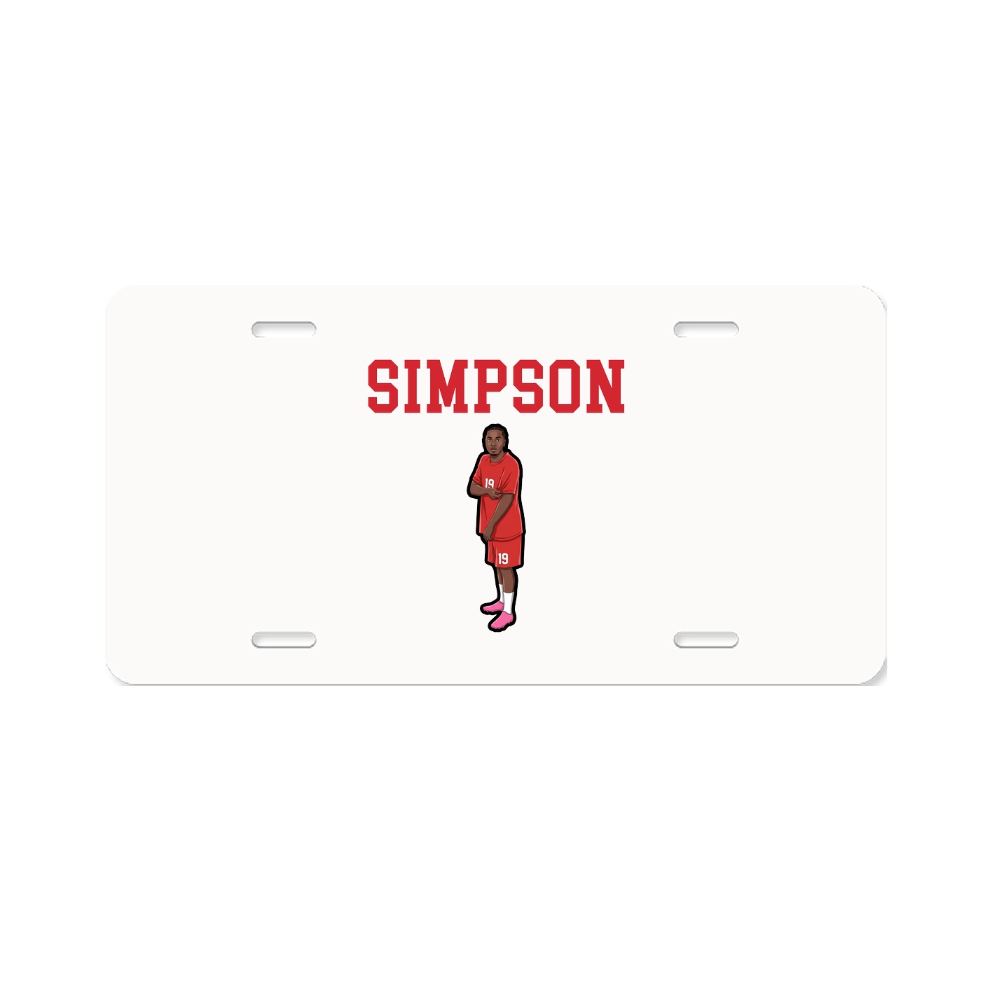 License Plate — Shirsey in Classic