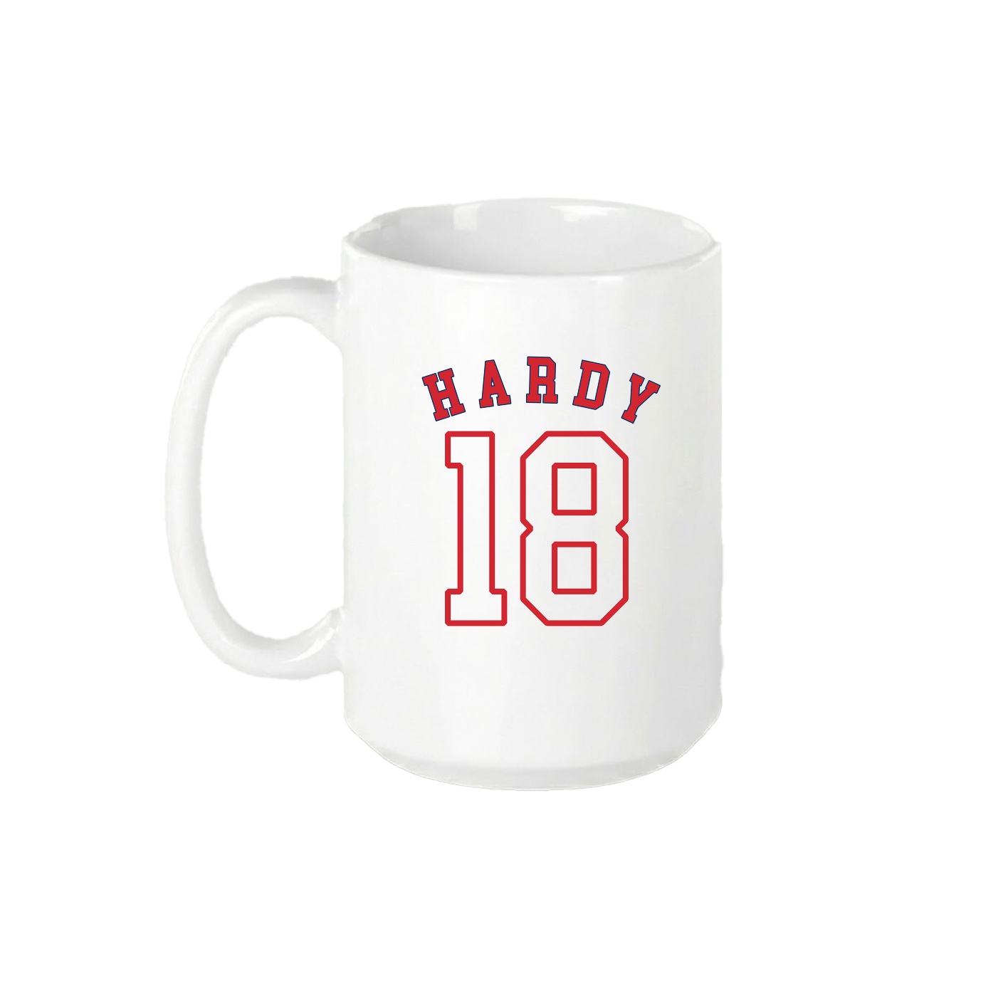 15oz Coffee Mug — Shirsey Arch in White