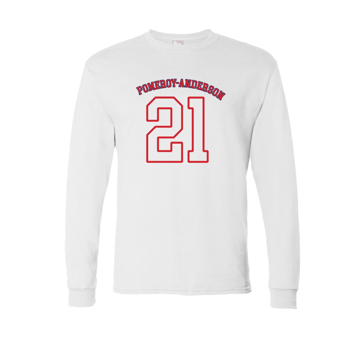 Long Sleeve Tee — Shirsey Arch in White