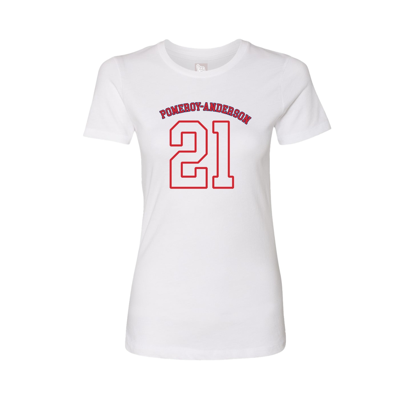Womens Tee — Shirsey Arch in White