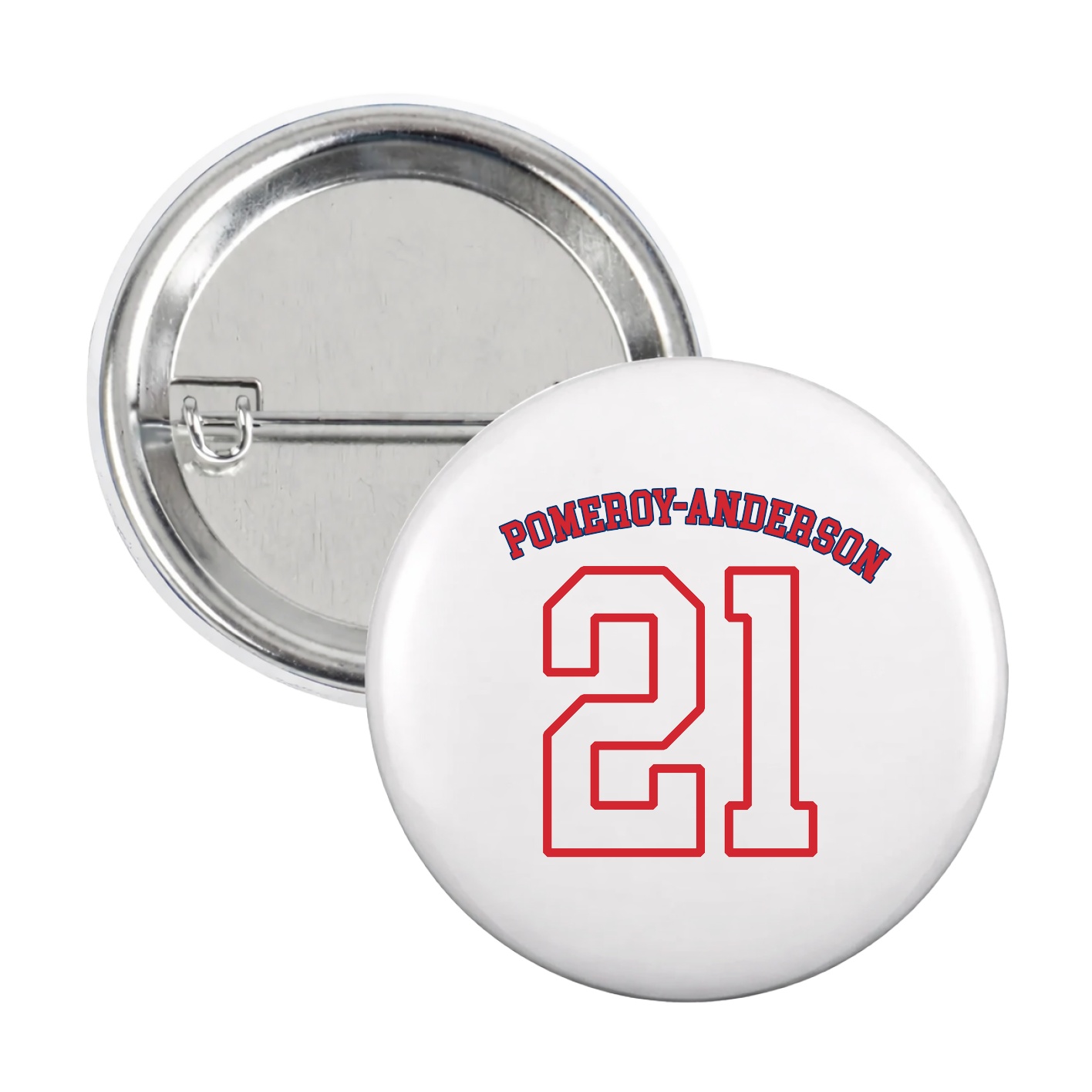 Game Day Button — Shirsey Arch in White