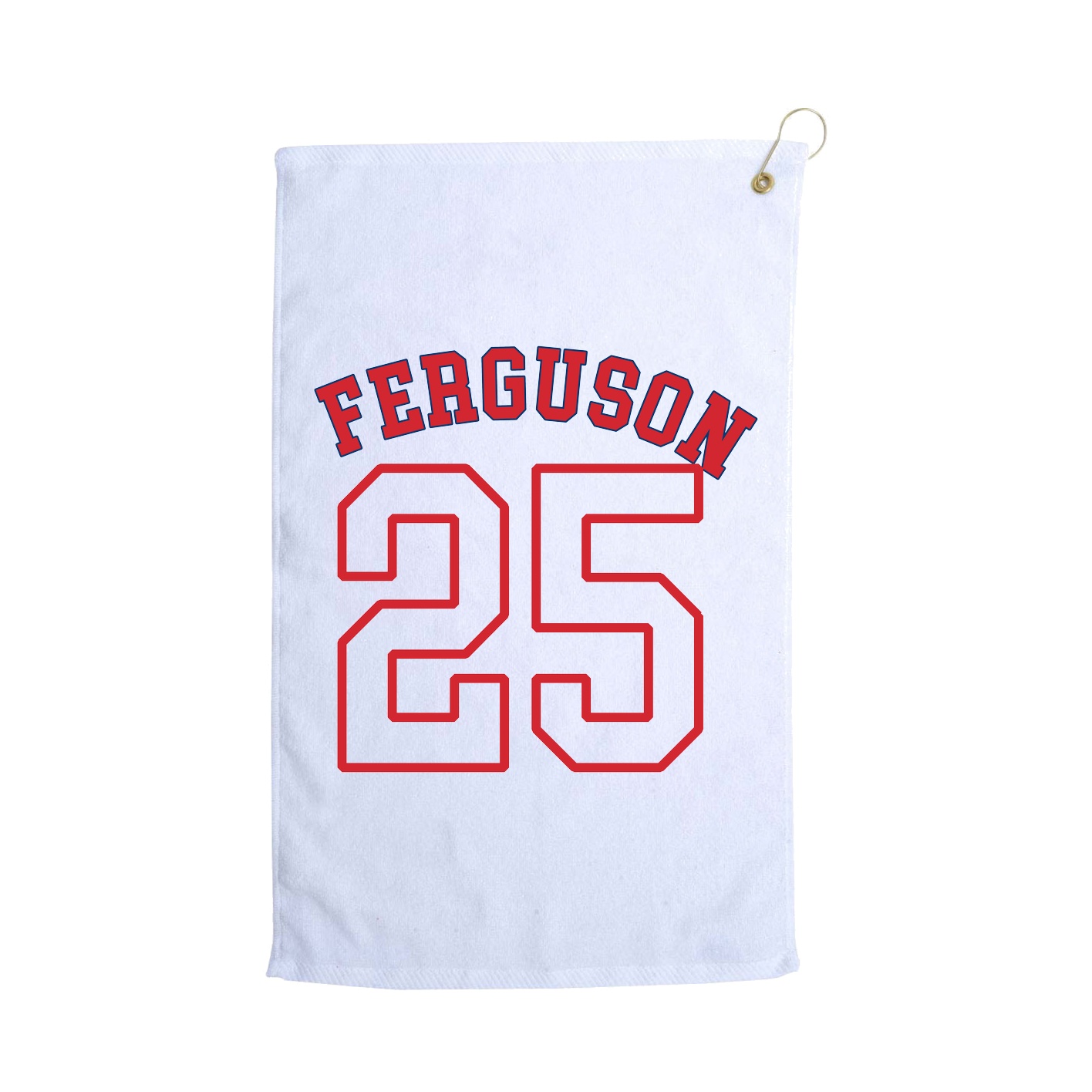 Golf Towel — Shirsey Arch in White