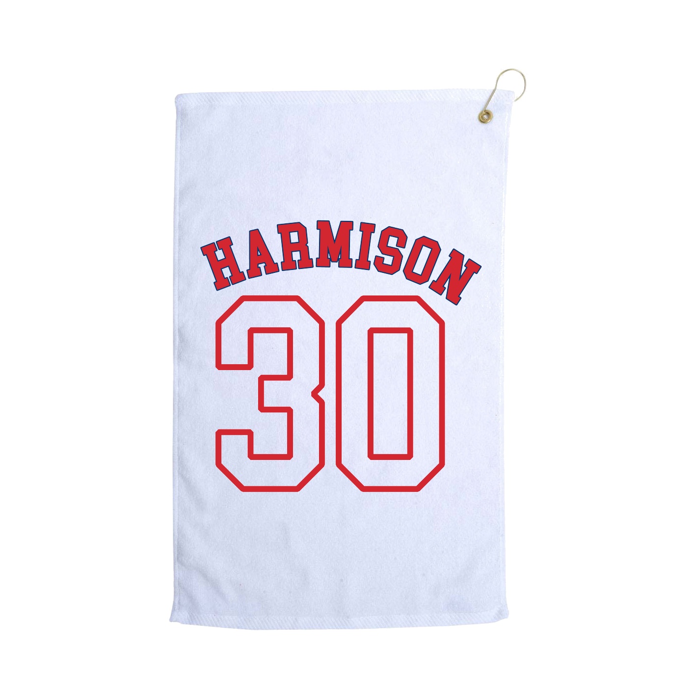 Golf Towel — Shirsey Arch in White