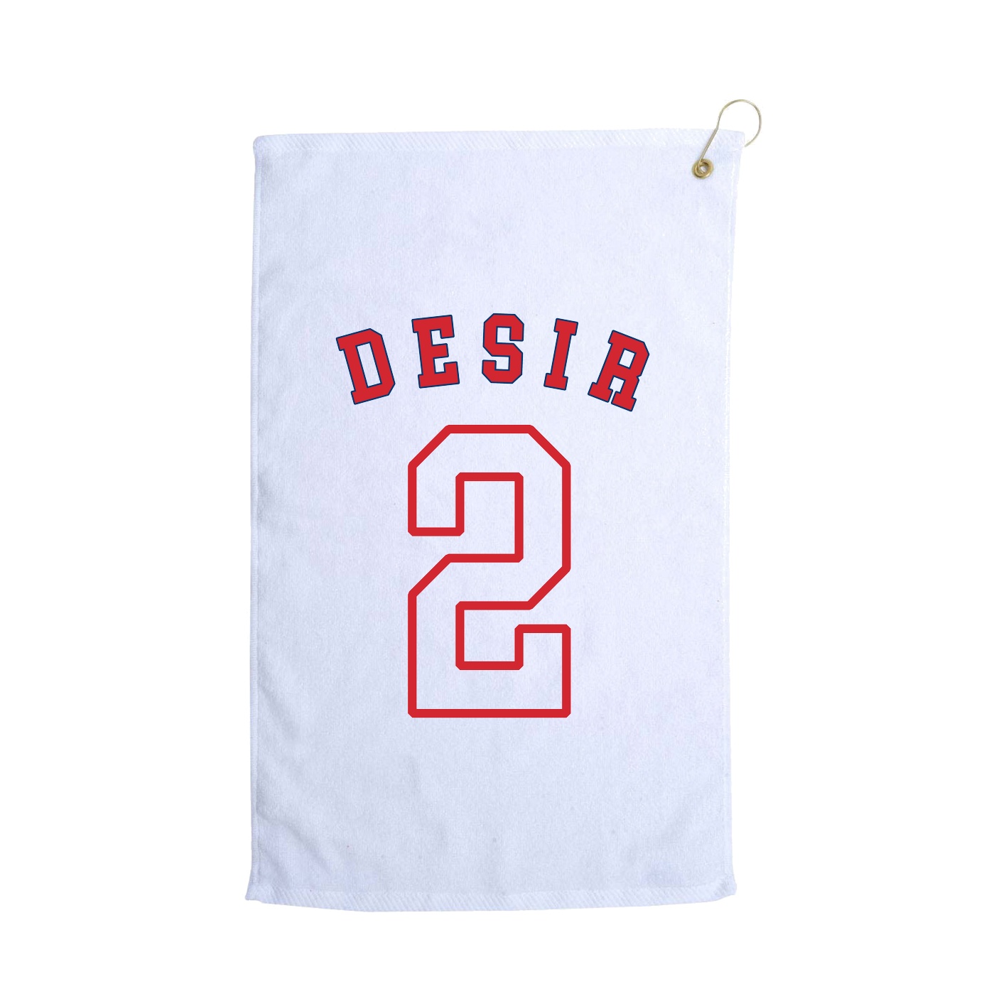 Golf Towel — Shirsey Arch in White