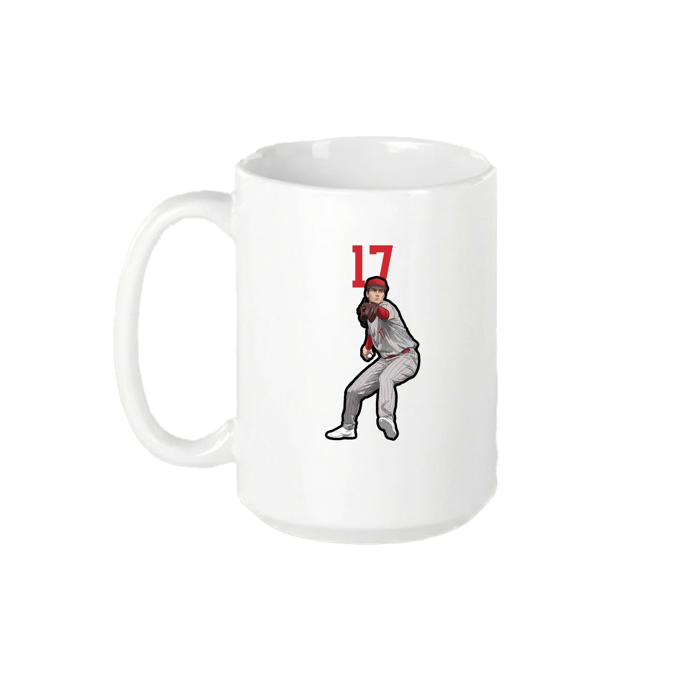 15oz Coffee Mug — Number Top in White