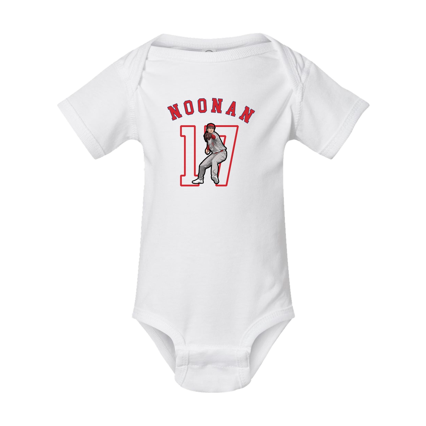 Baby Onesie — Shirsey Arch in White