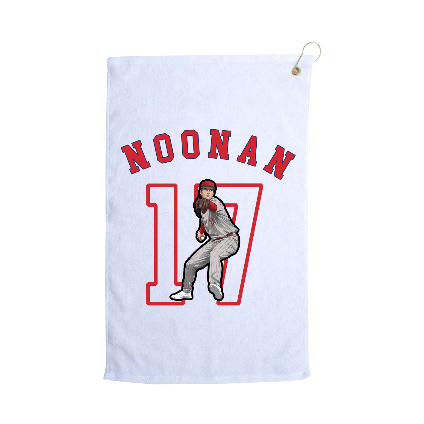 Golf Towel — Shirsey Arch in White