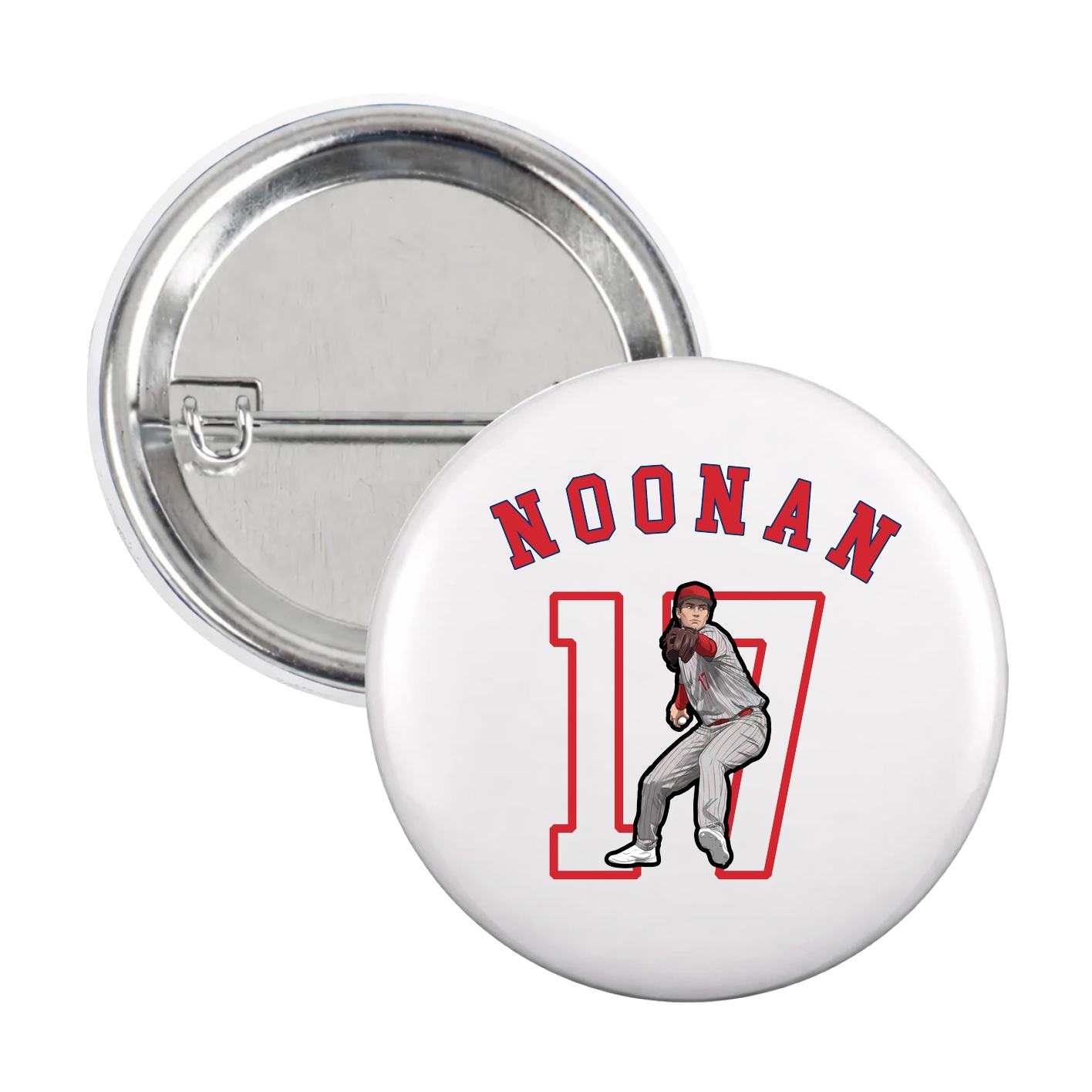 Game Day Button — Shirsey Arch in White