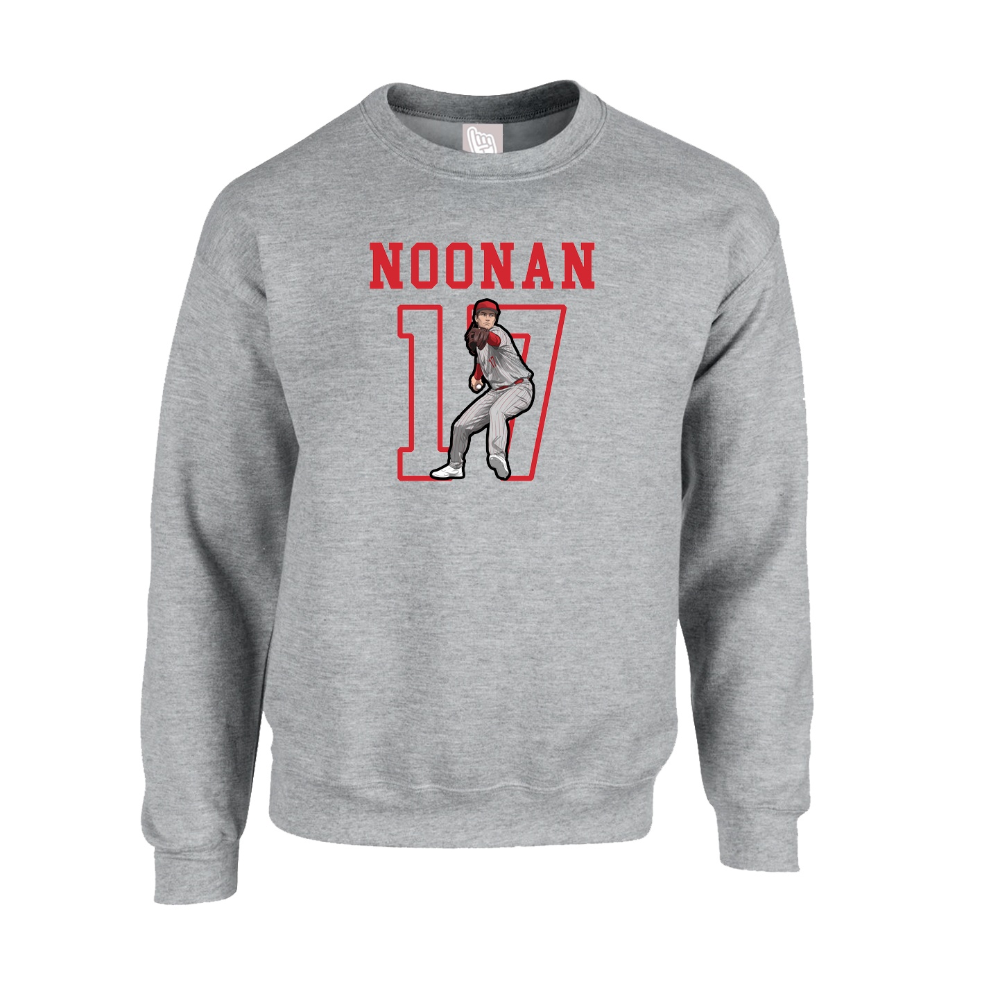 Fleece Crew — Shirsey in Grey