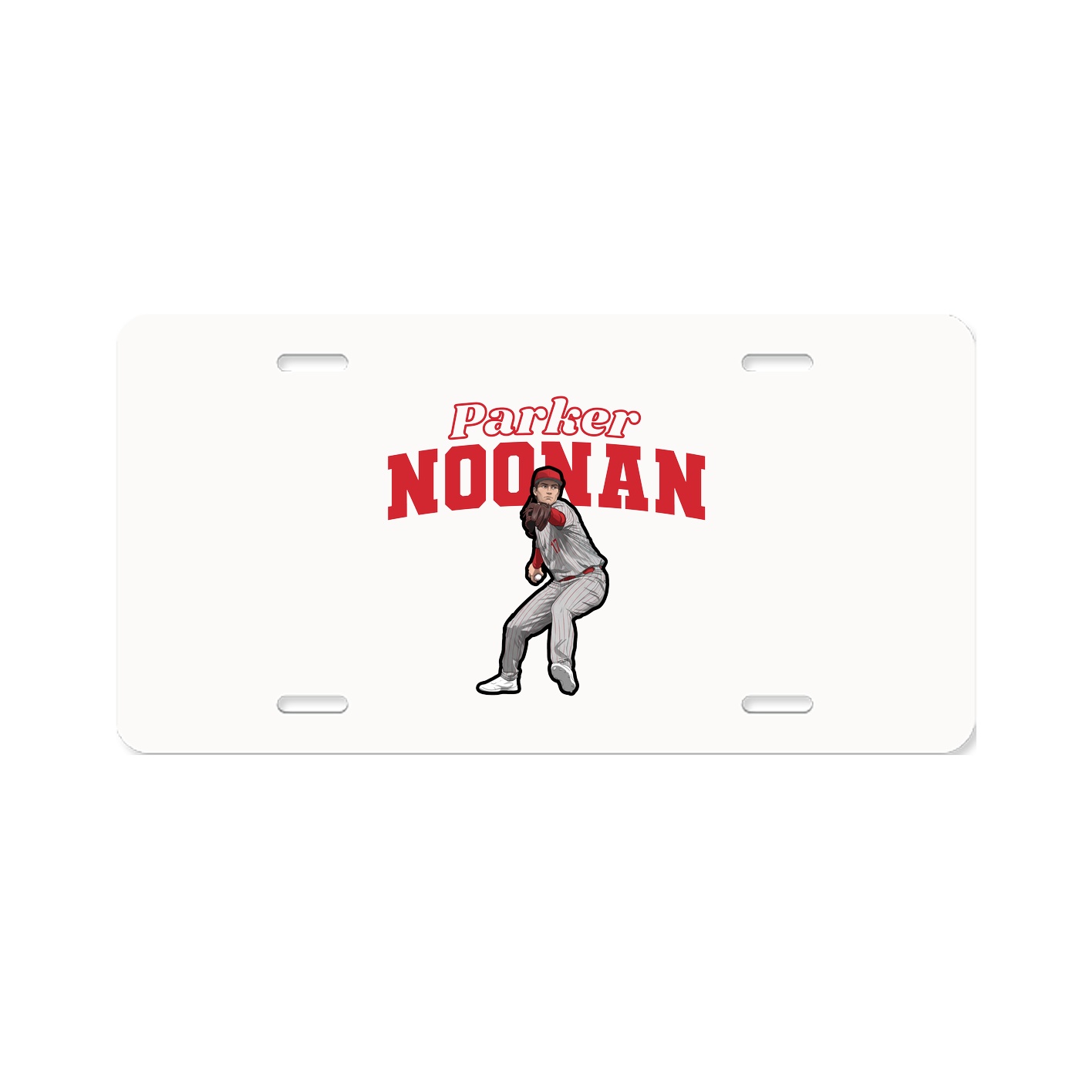 License Plate — Name Arch in Classic