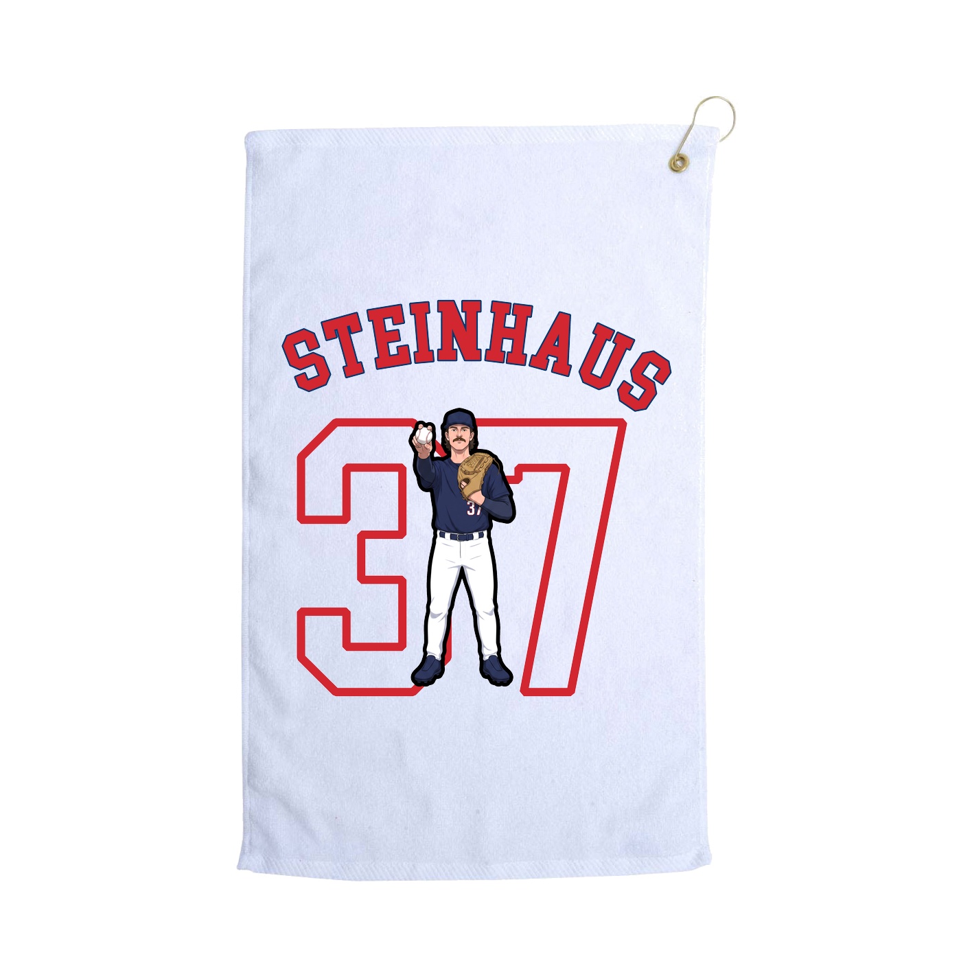 Golf Towel — Shirsey Arch in White