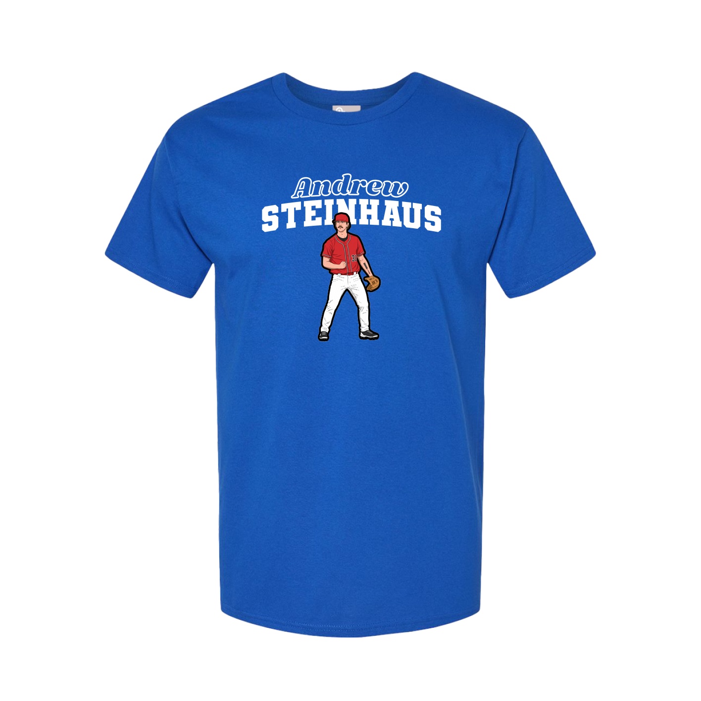 Youth Tee — Name Arch in Royal