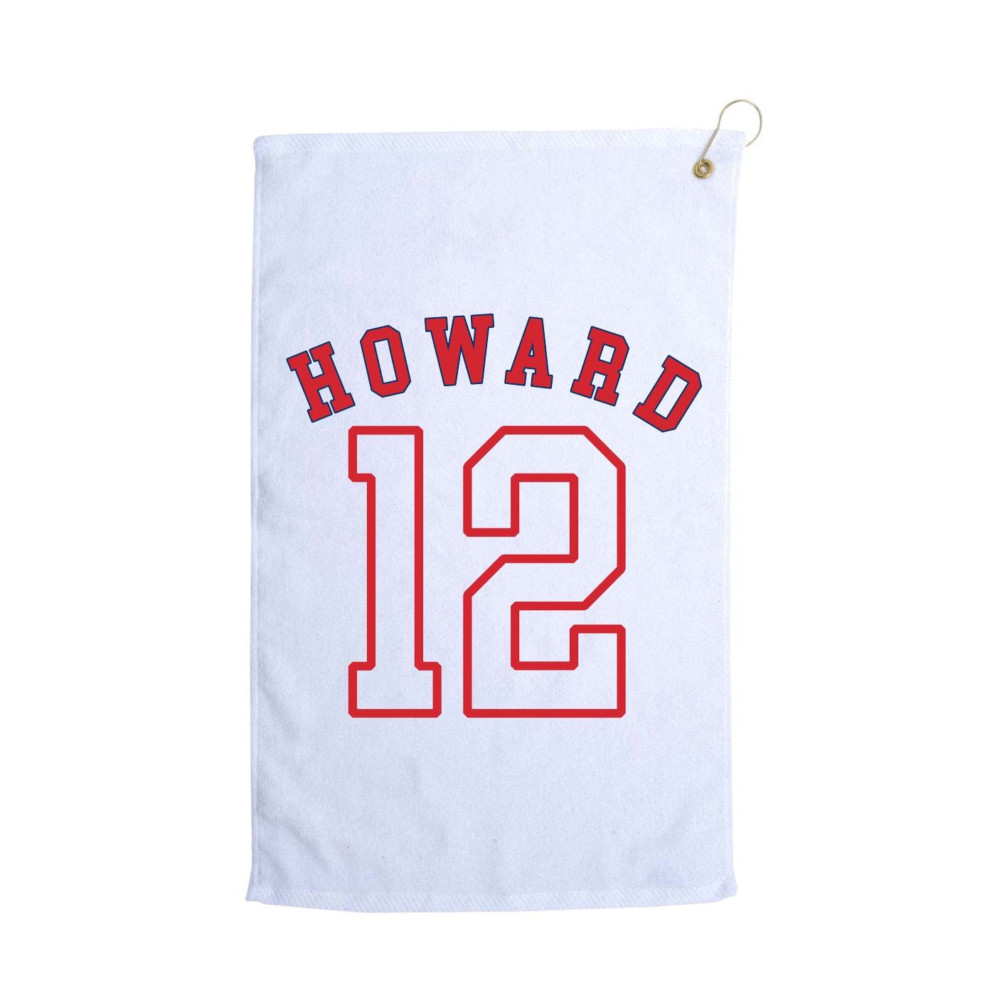 Golf Towel — Shirsey Arch in White