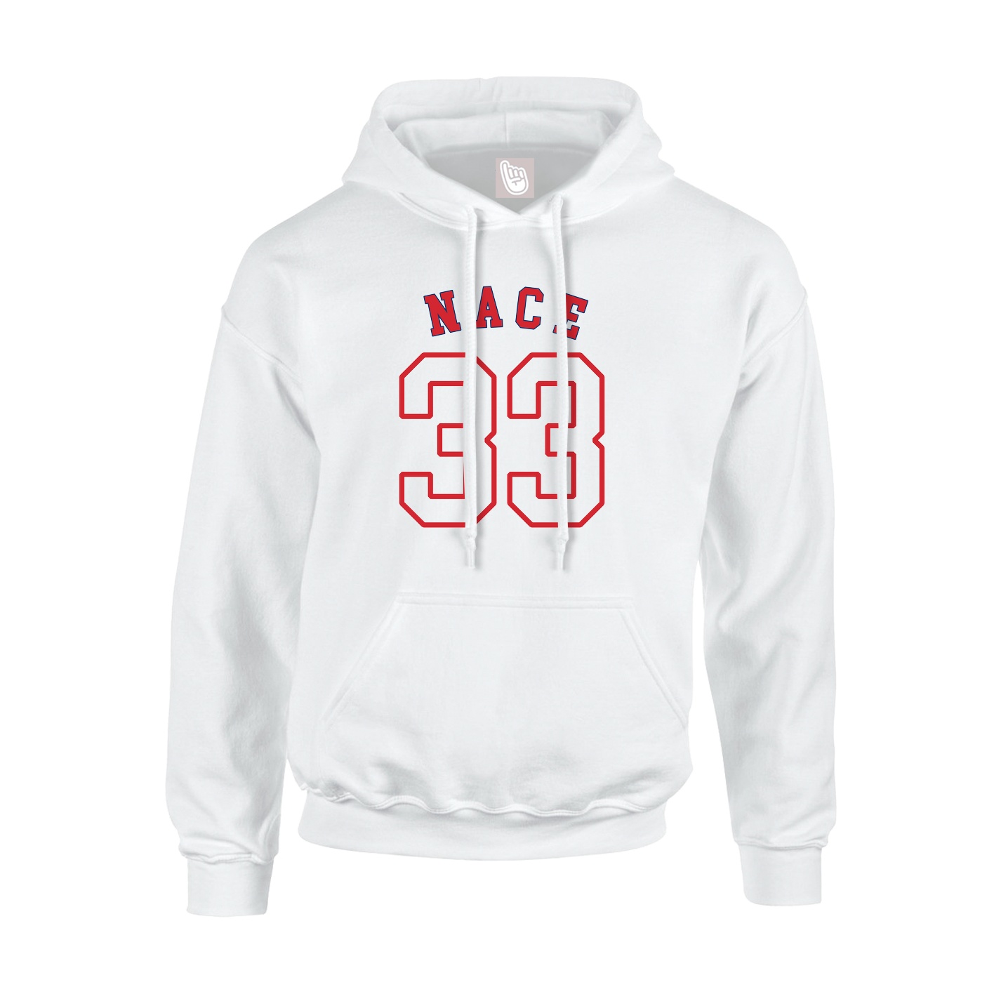 Youth Hoodie — Shirsey Arch in White