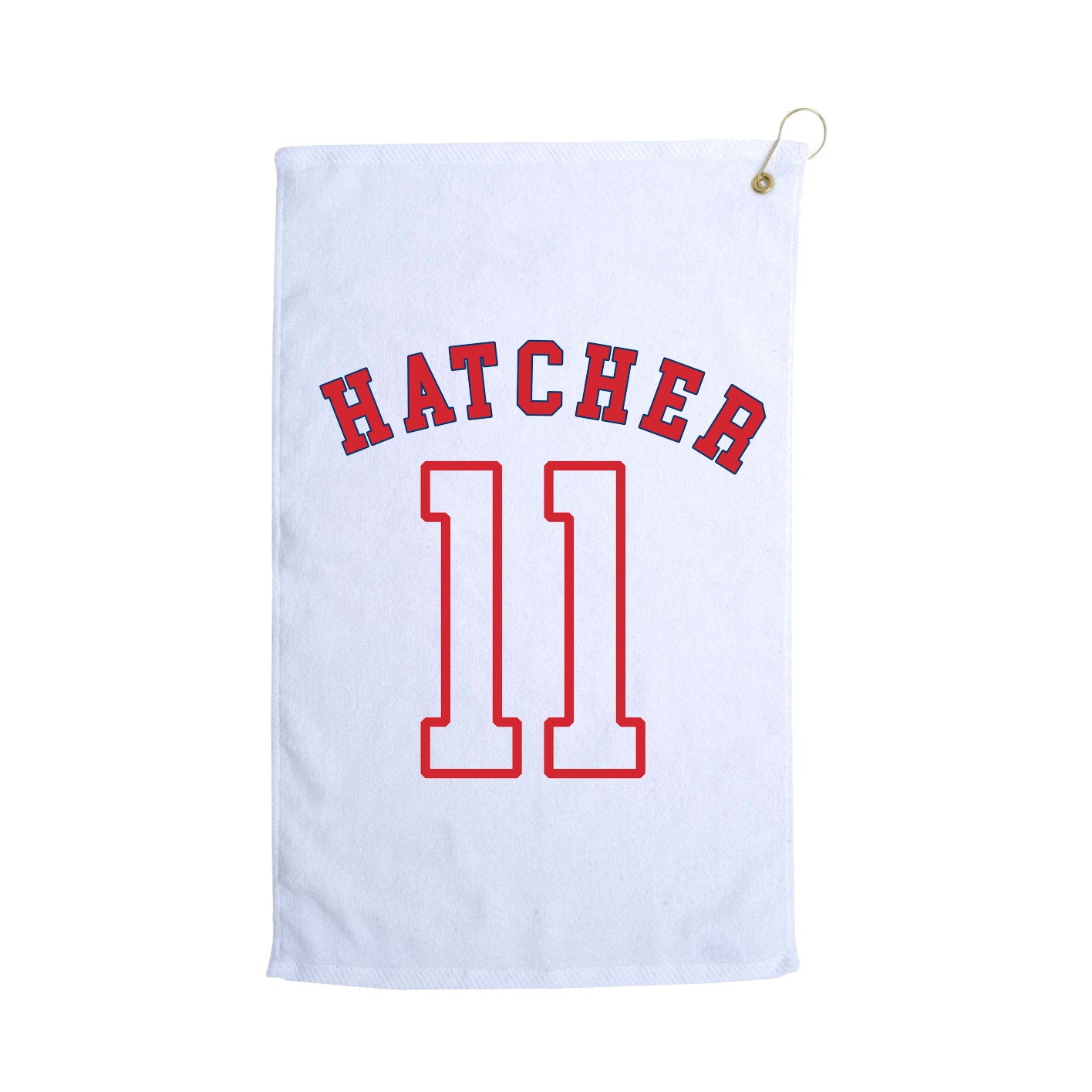 Golf Towel — Shirsey Arch in White