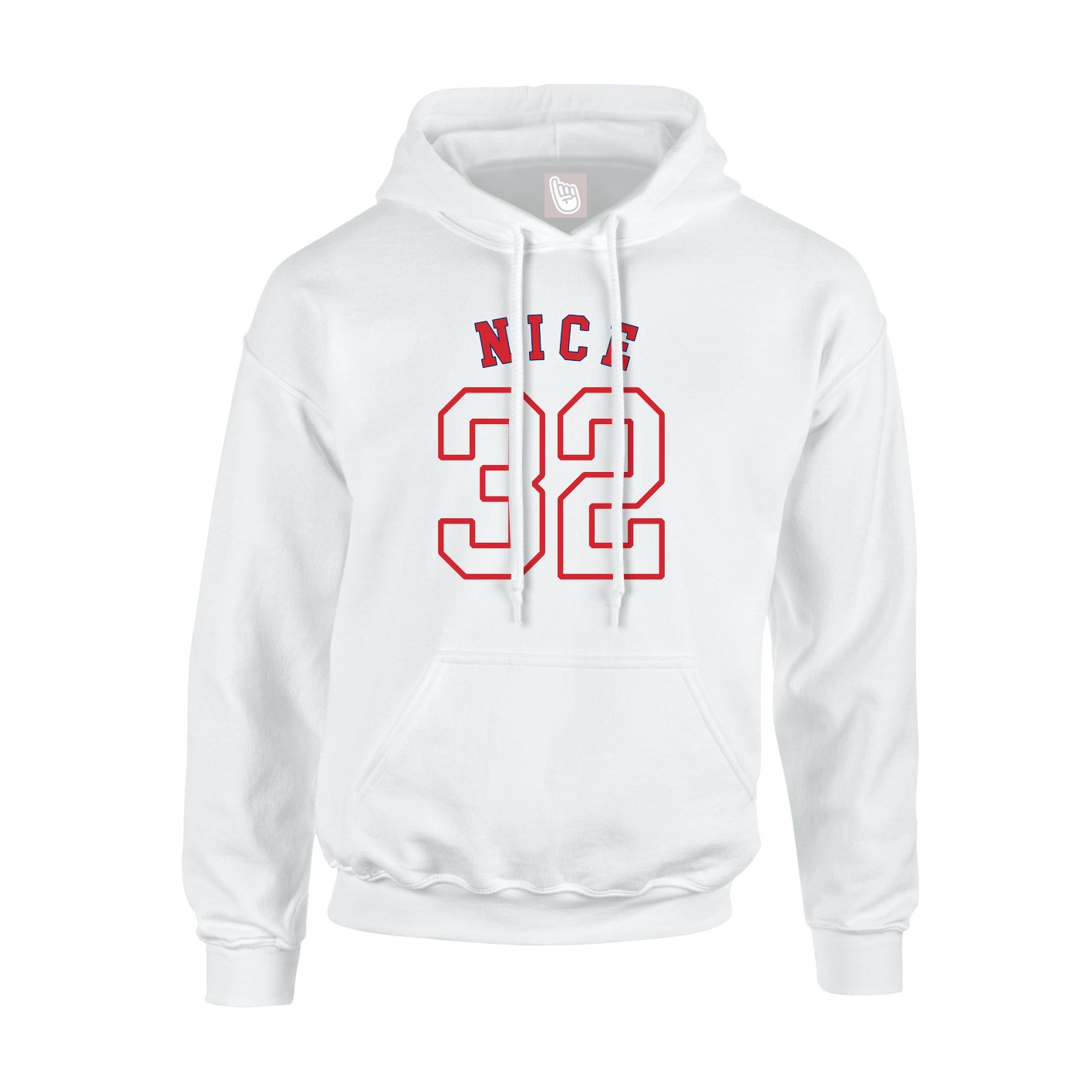 Youth Hoodie — Shirsey Arch in White