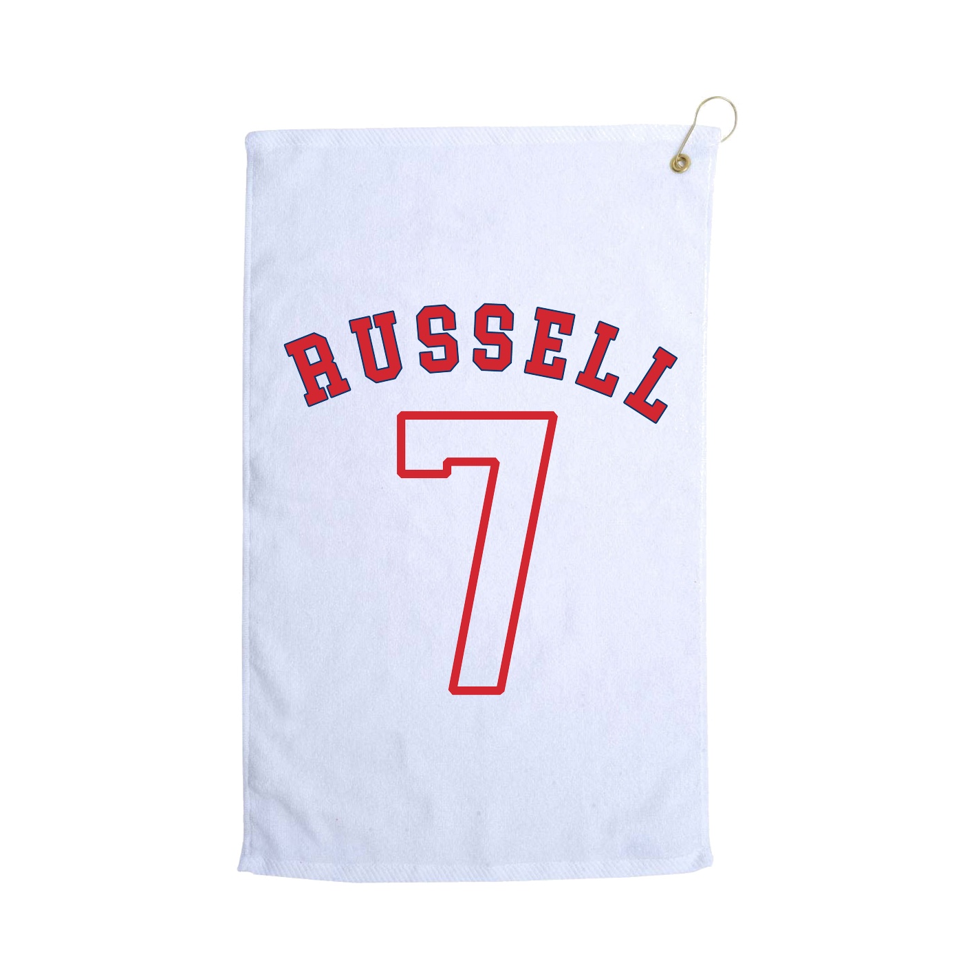 Golf Towel — Shirsey Arch in White